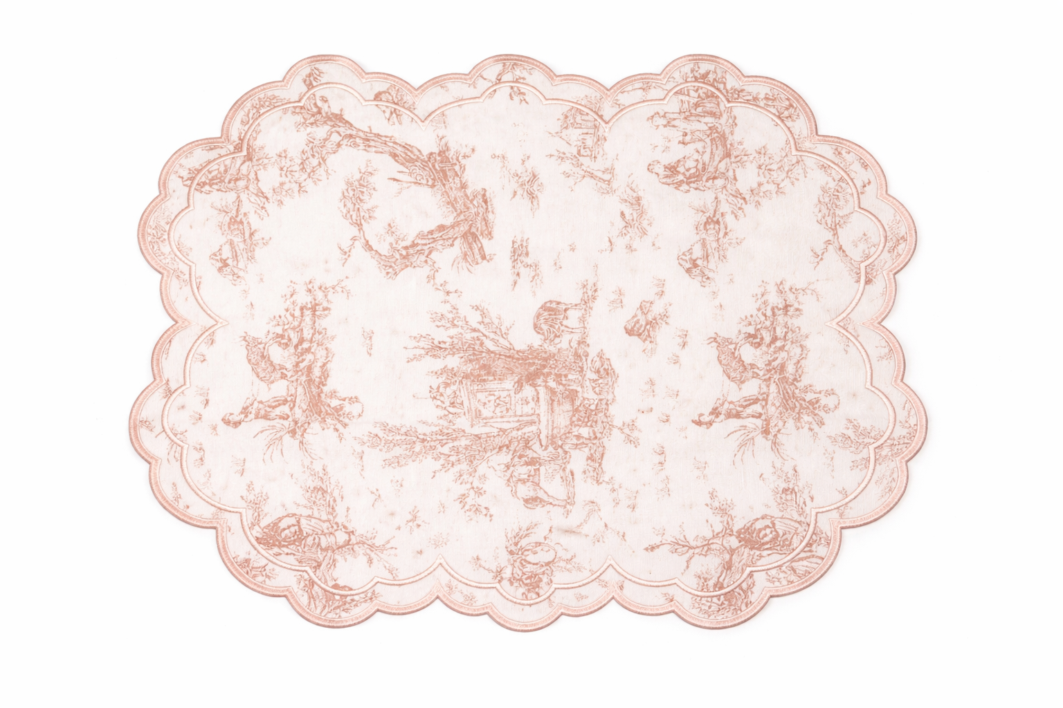 Lugar Americano Toile de Jouy Rosé