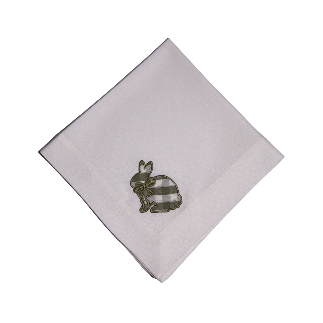 Guardanapo Coelho Vichy Verde