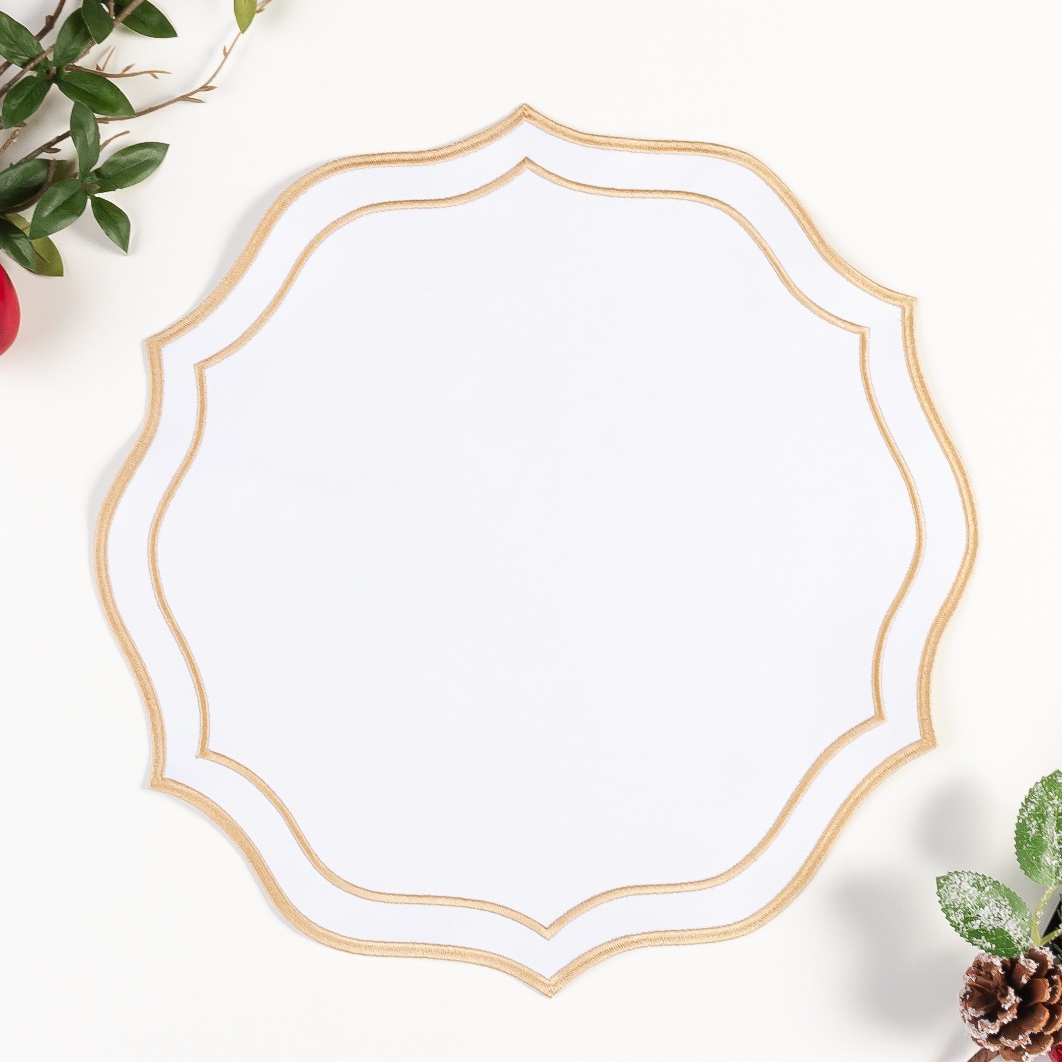 Lugar Americano Laura Branco e Dourado