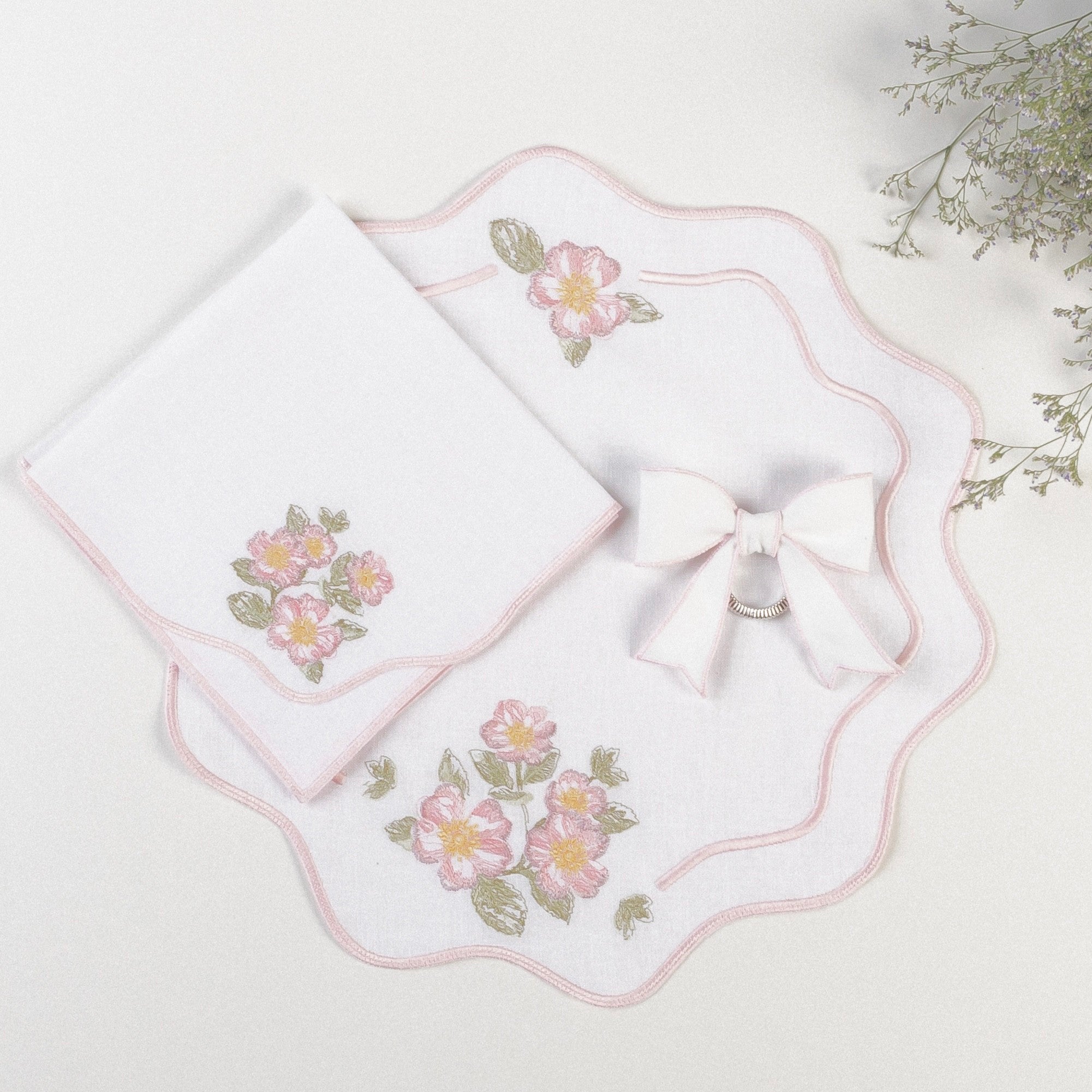 Guardanapo Lary Rosa