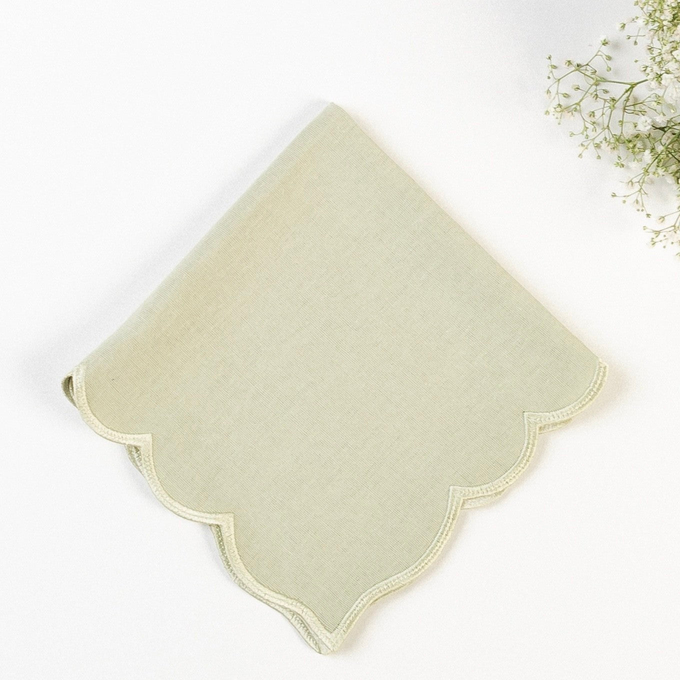 Guardanapo Flor Verde Pistache