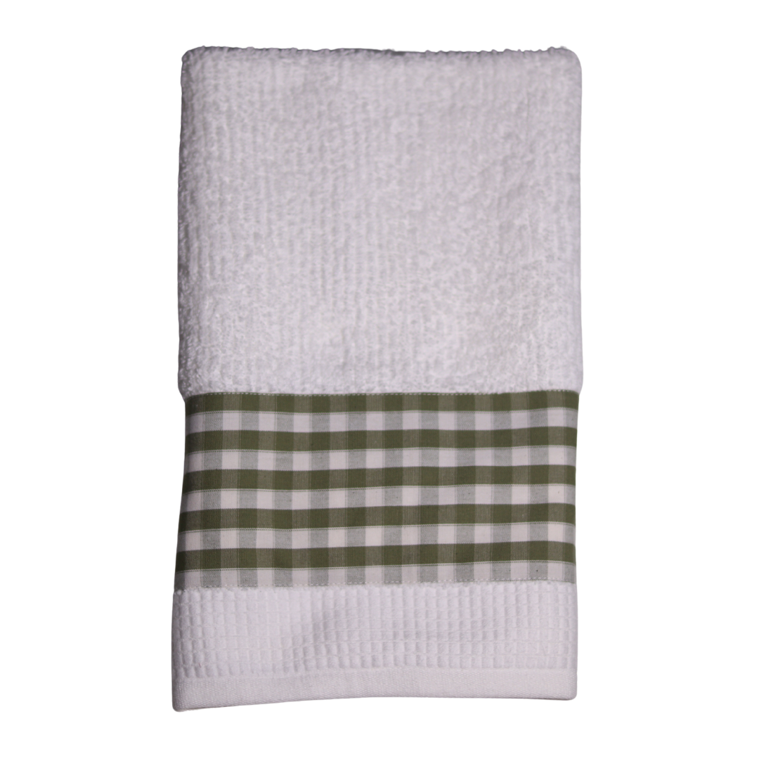 Toalha de Lavabo Vichy Verde