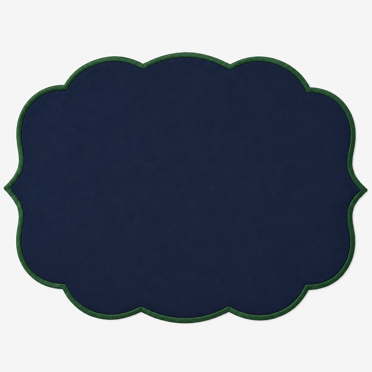 Lugar Americano Marinho Contorno Verde