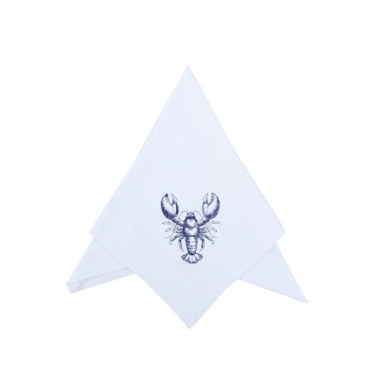 Guardanapo Bordado Lagosta