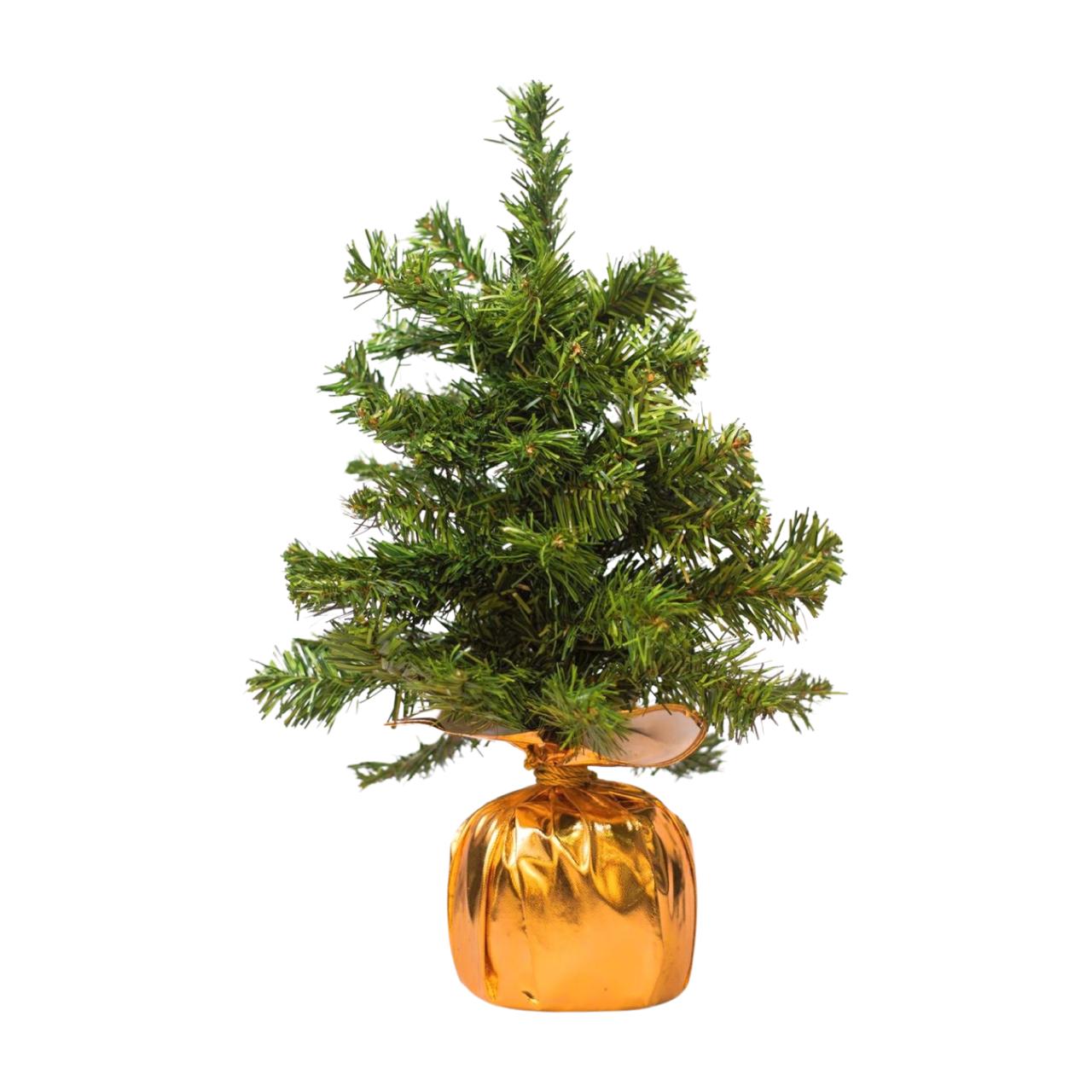 Mini Pinheiro Base Ouro