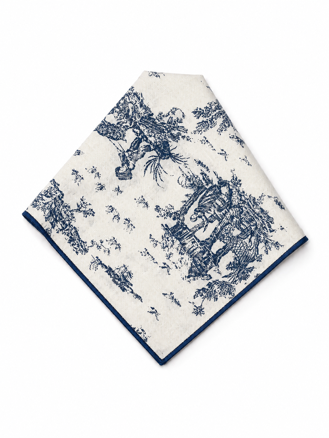 Guardanapo Toile de Jouy Azul