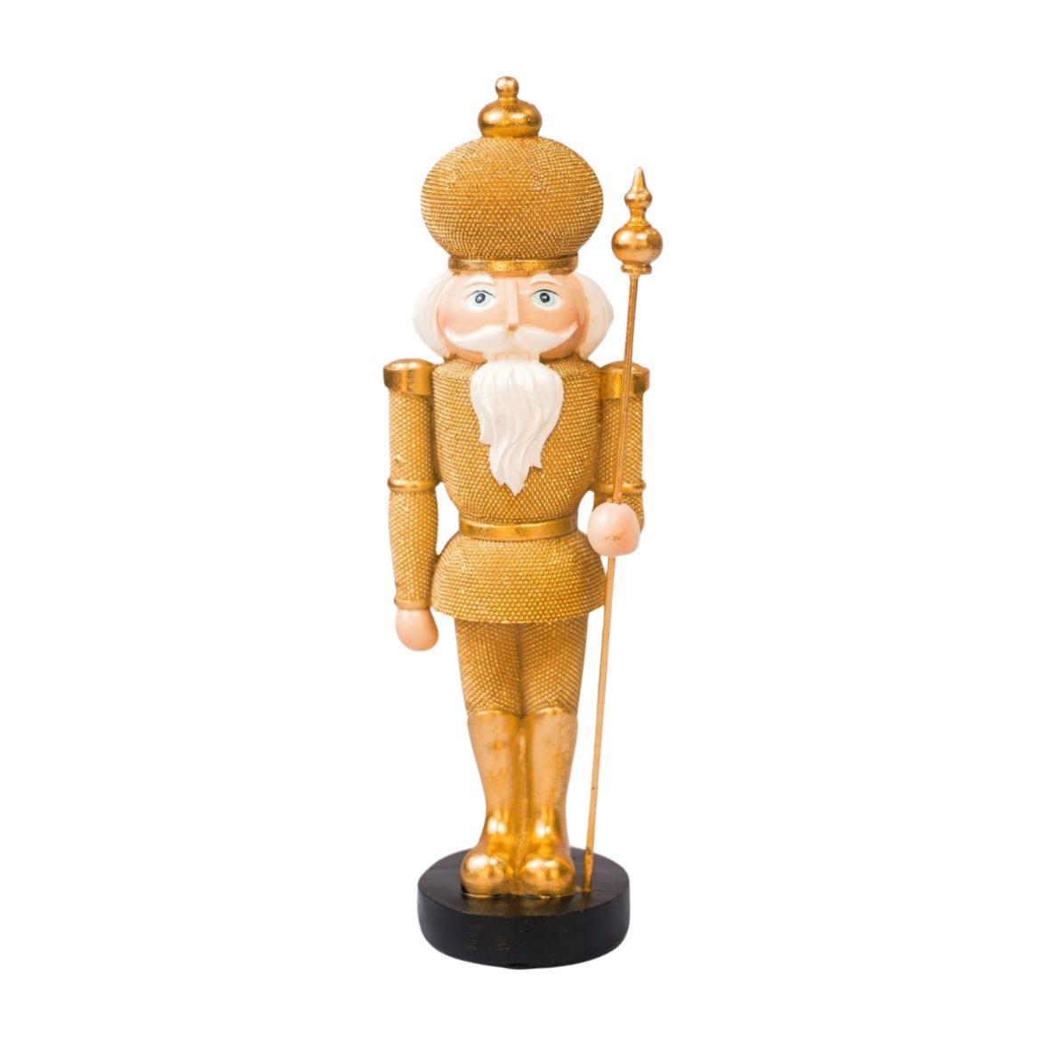 Soldado Chumbo Resina Ouro