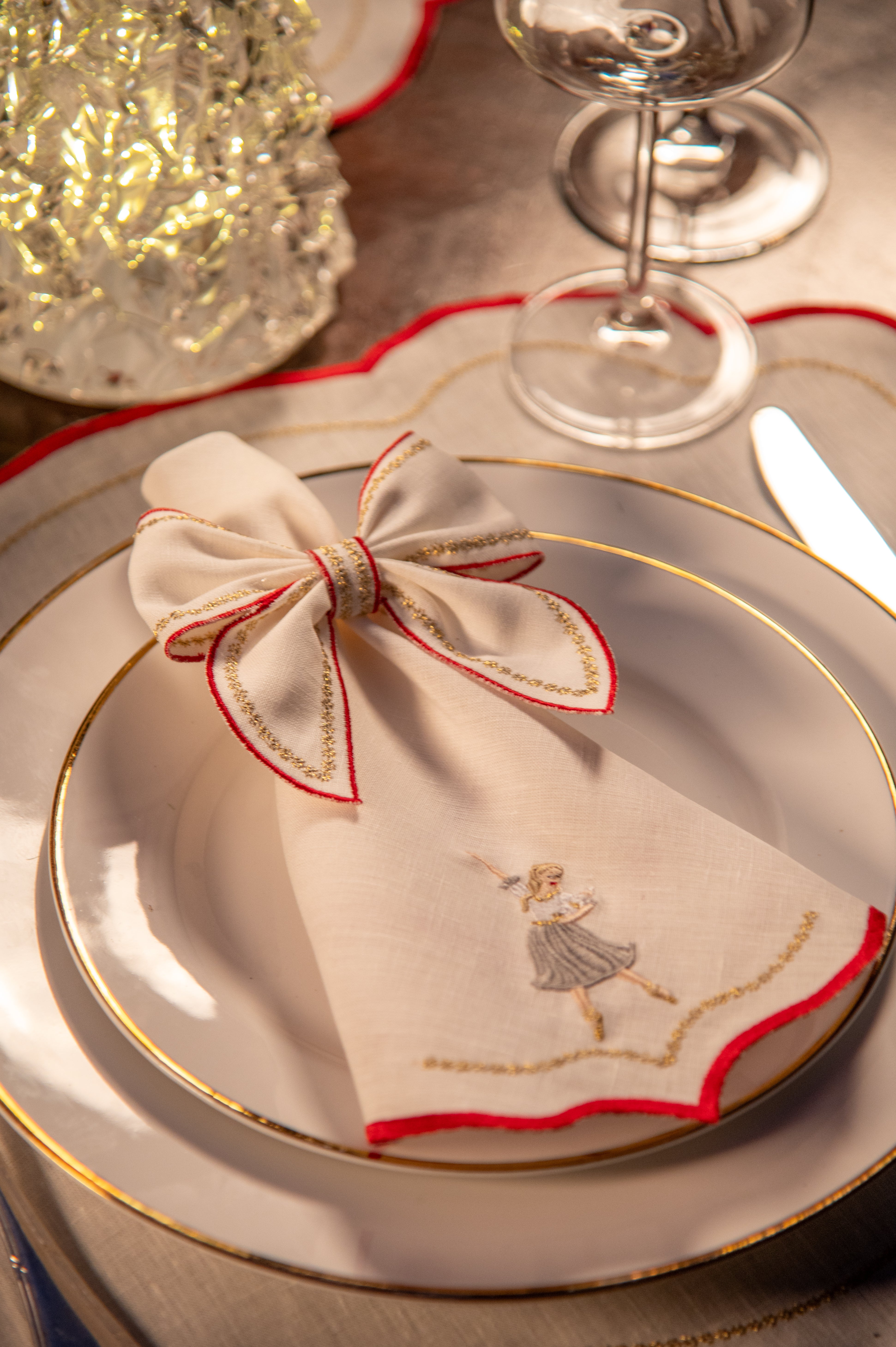 Guardanapo Quebra-Nozes – Bailarina