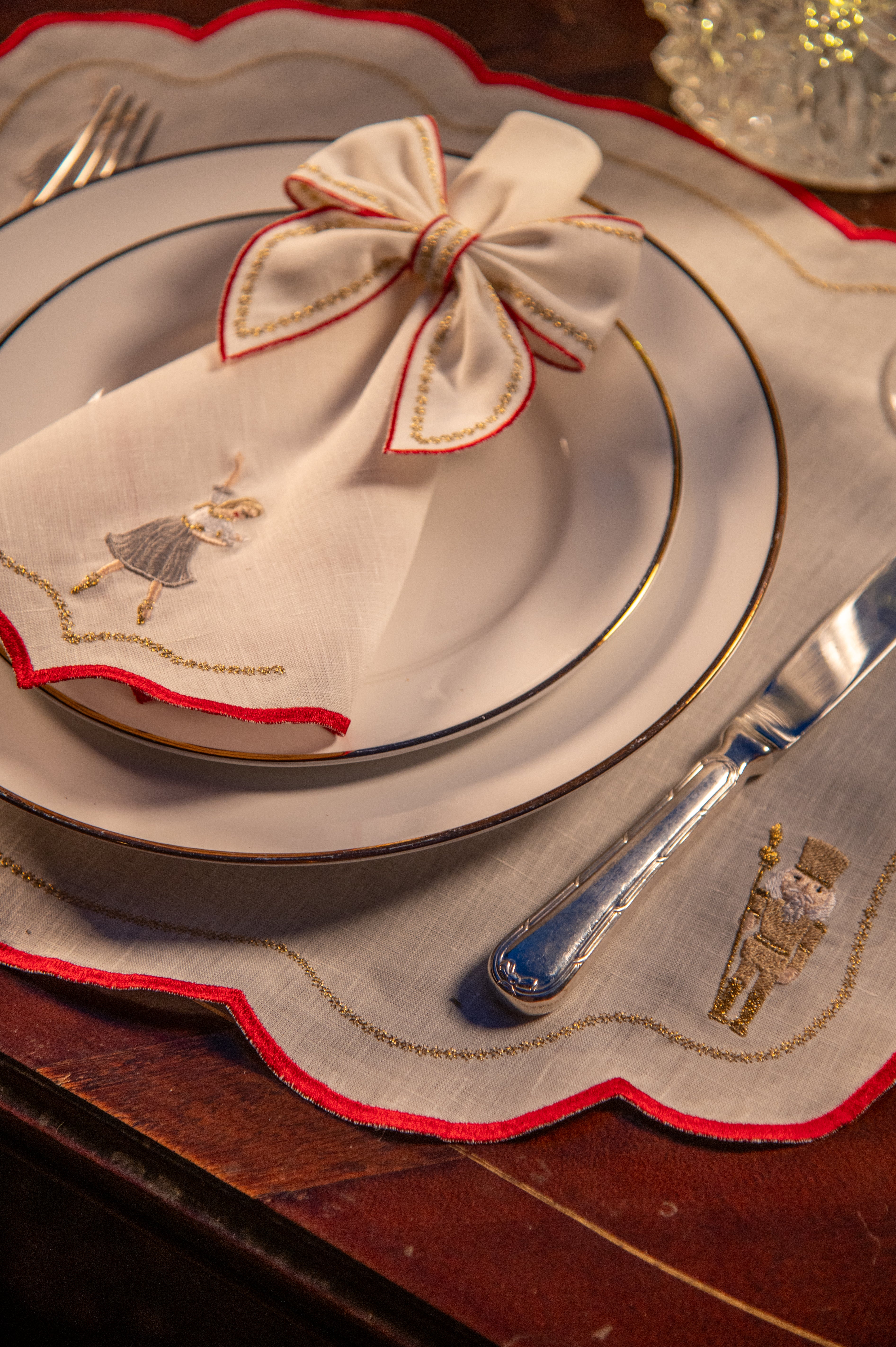 Guardanapo Quebra-Nozes – Bailarina