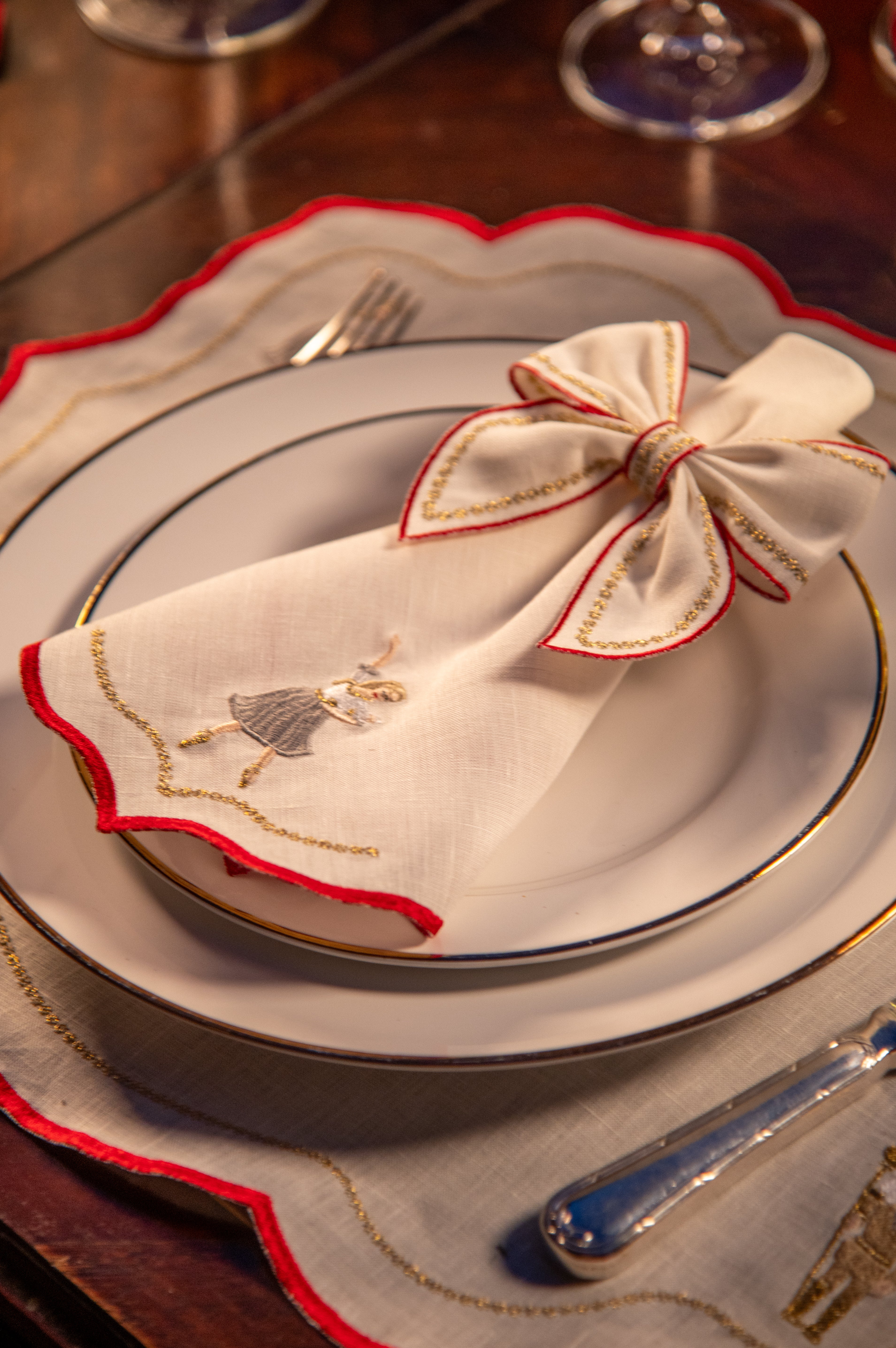 Guardanapo Quebra-Nozes – Bailarina