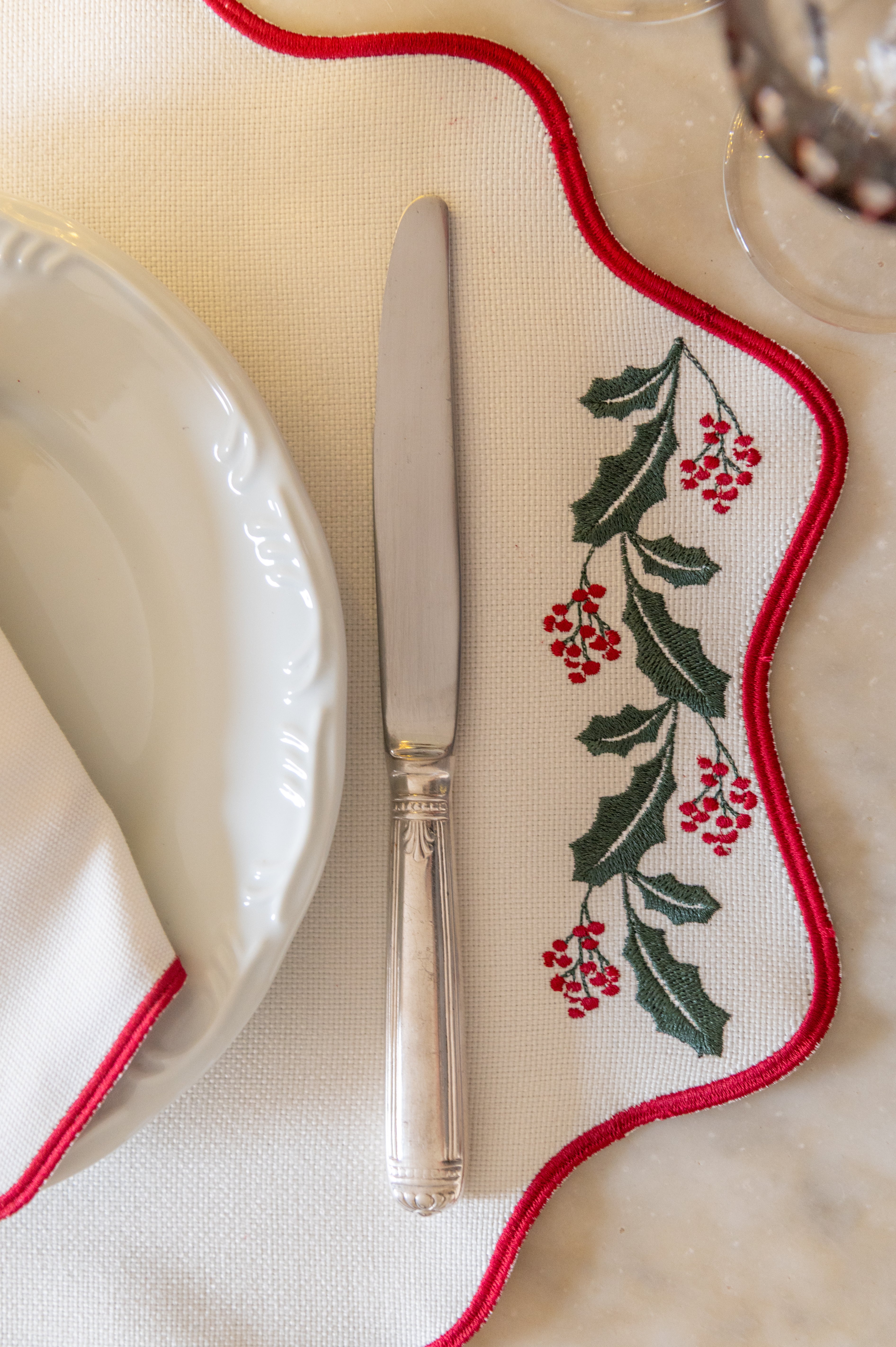 Lugar Americano Raminhos Natalinos