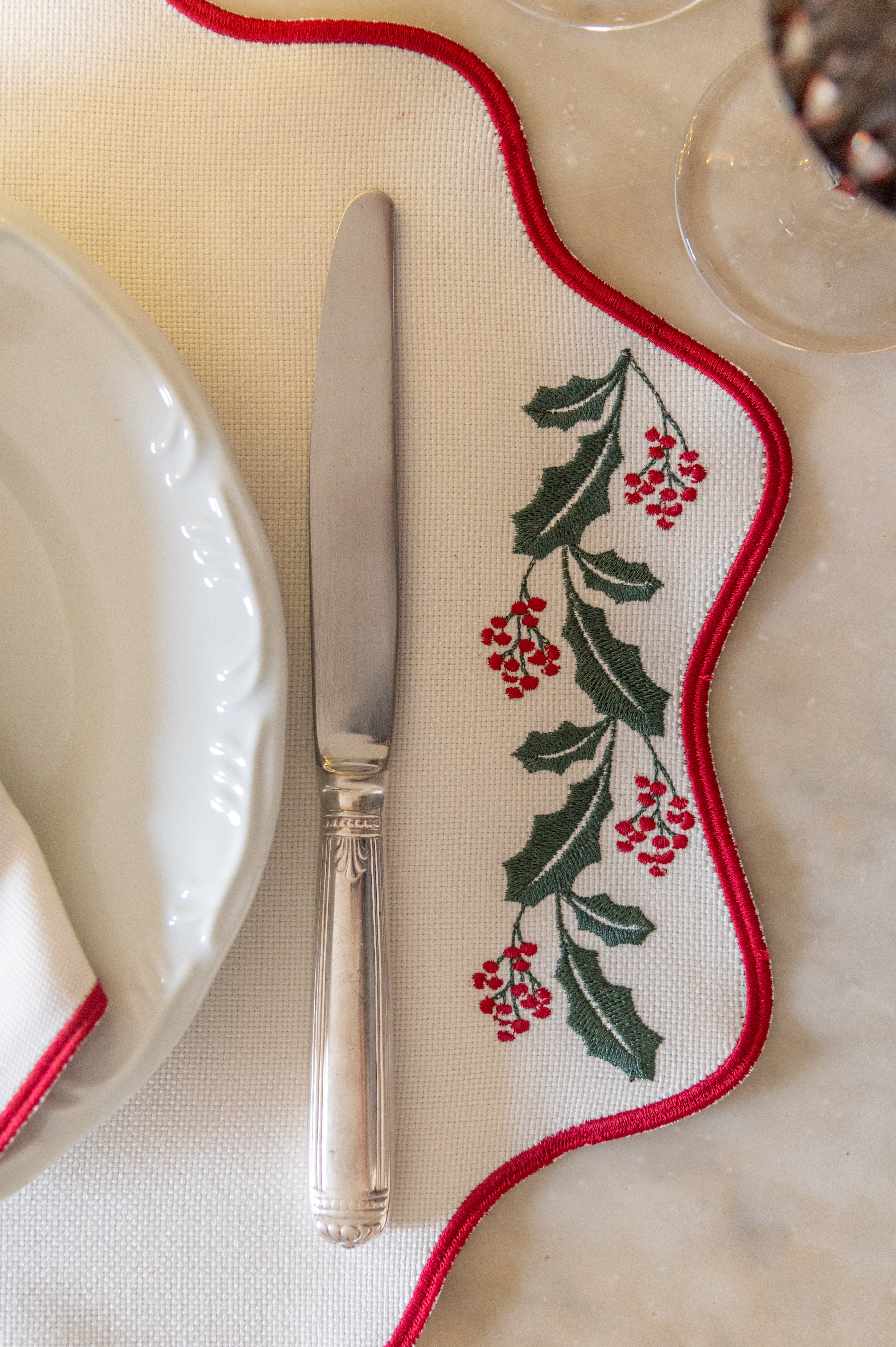 Lugar Americano Raminhos Natalinos