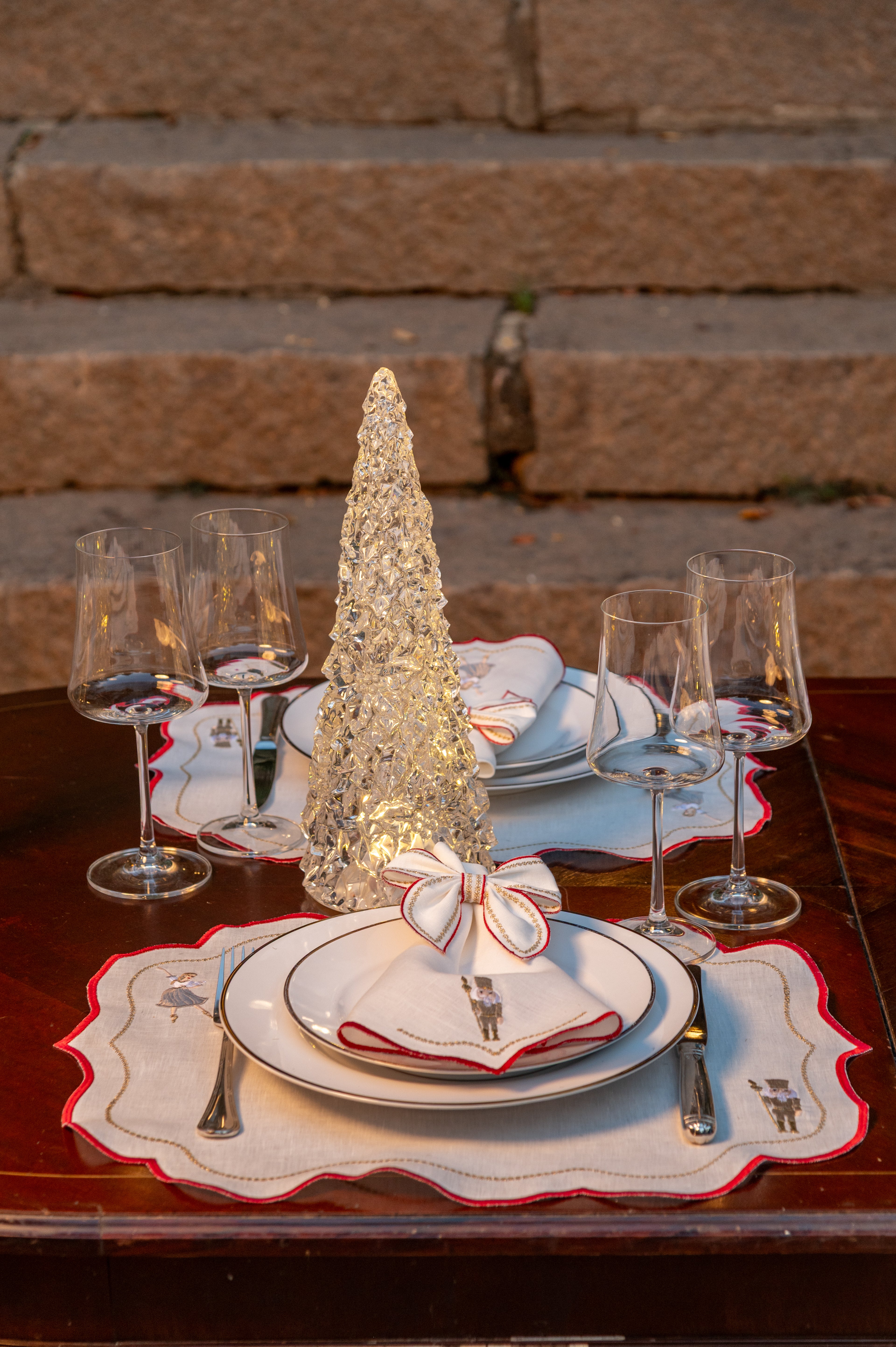 Árvore de Natal de Acrílico com LED