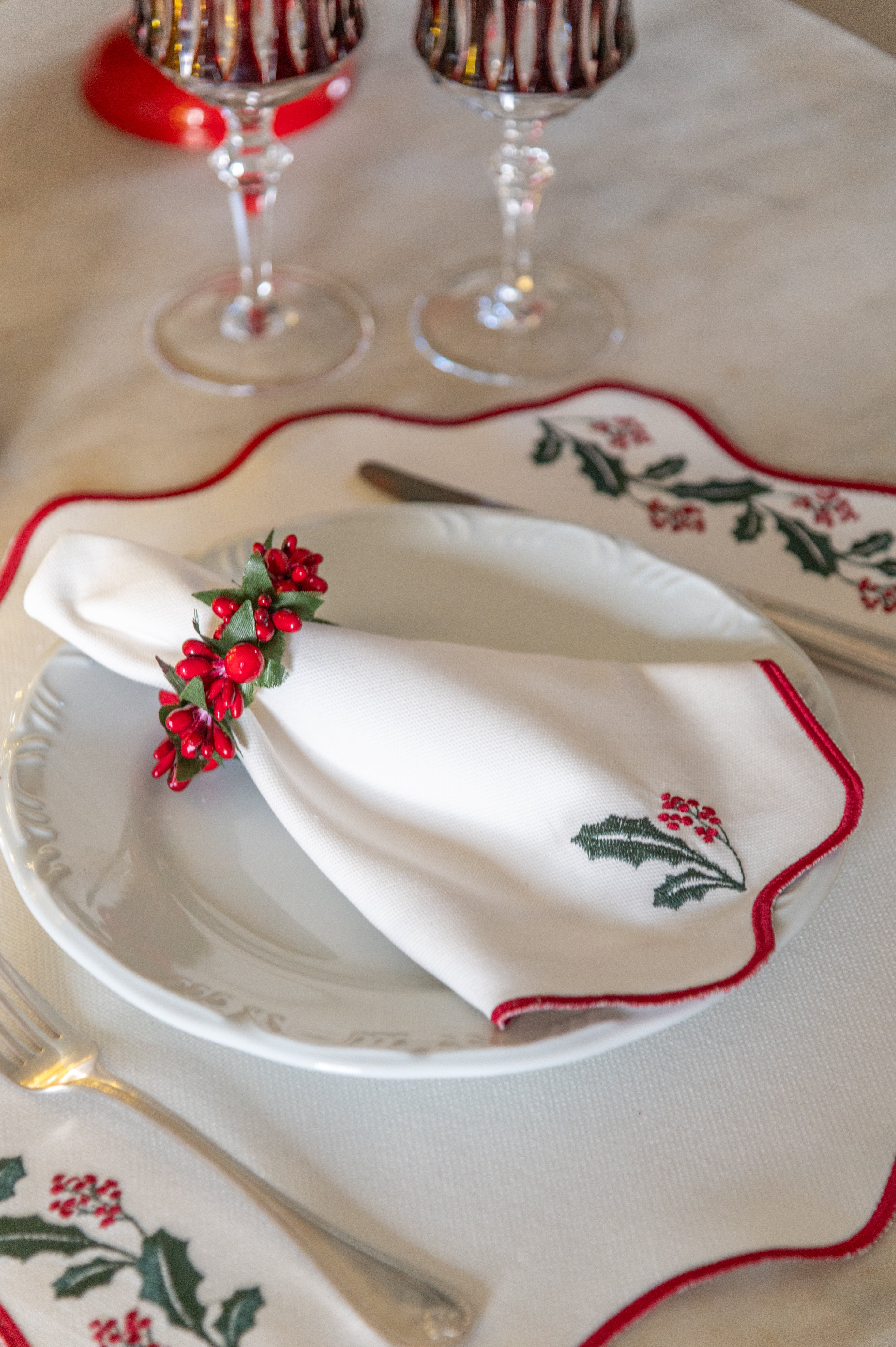 Guardanapo Raminhos Natalinos