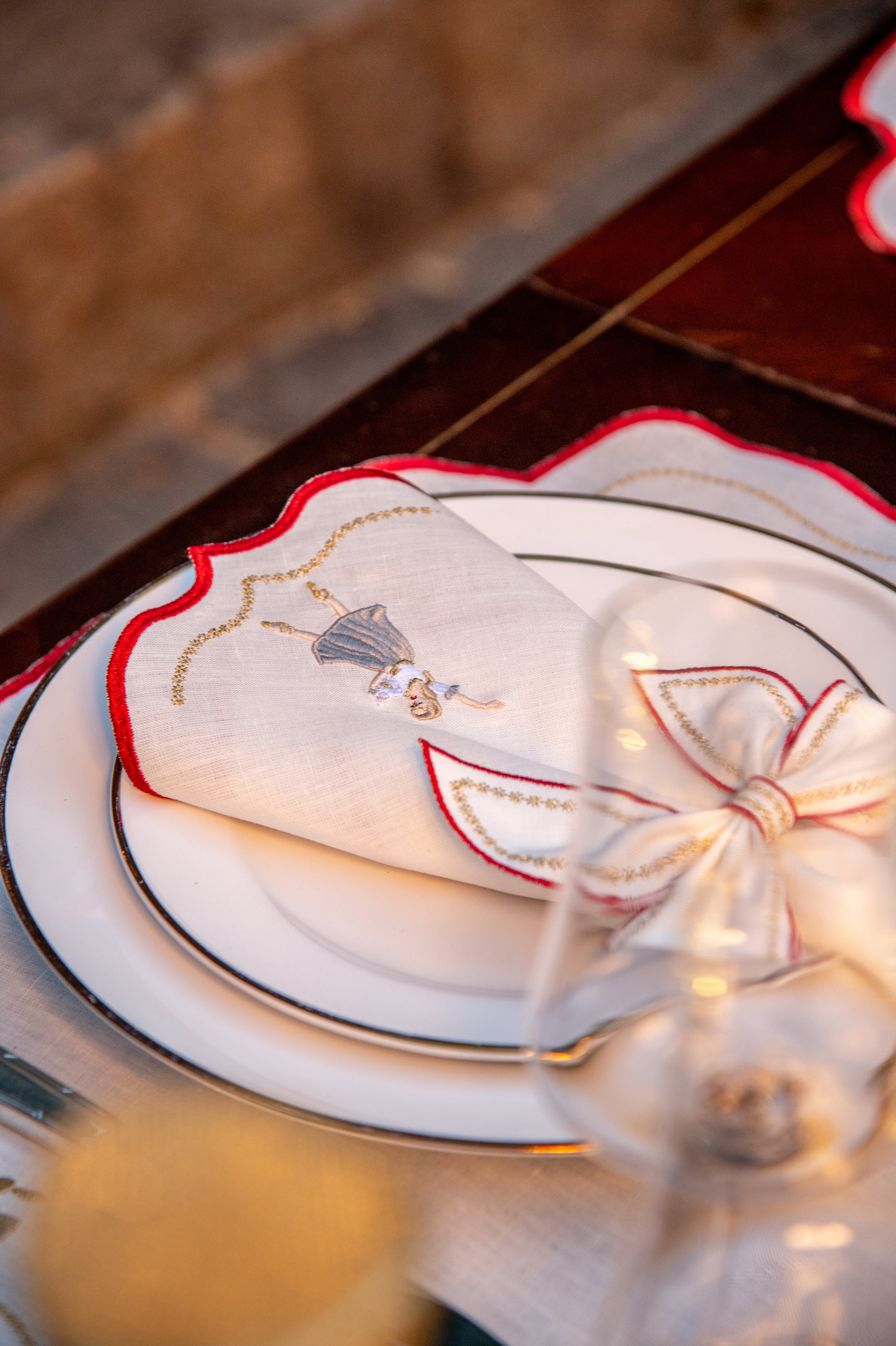 Guardanapo Quebra-Nozes – Bailarina