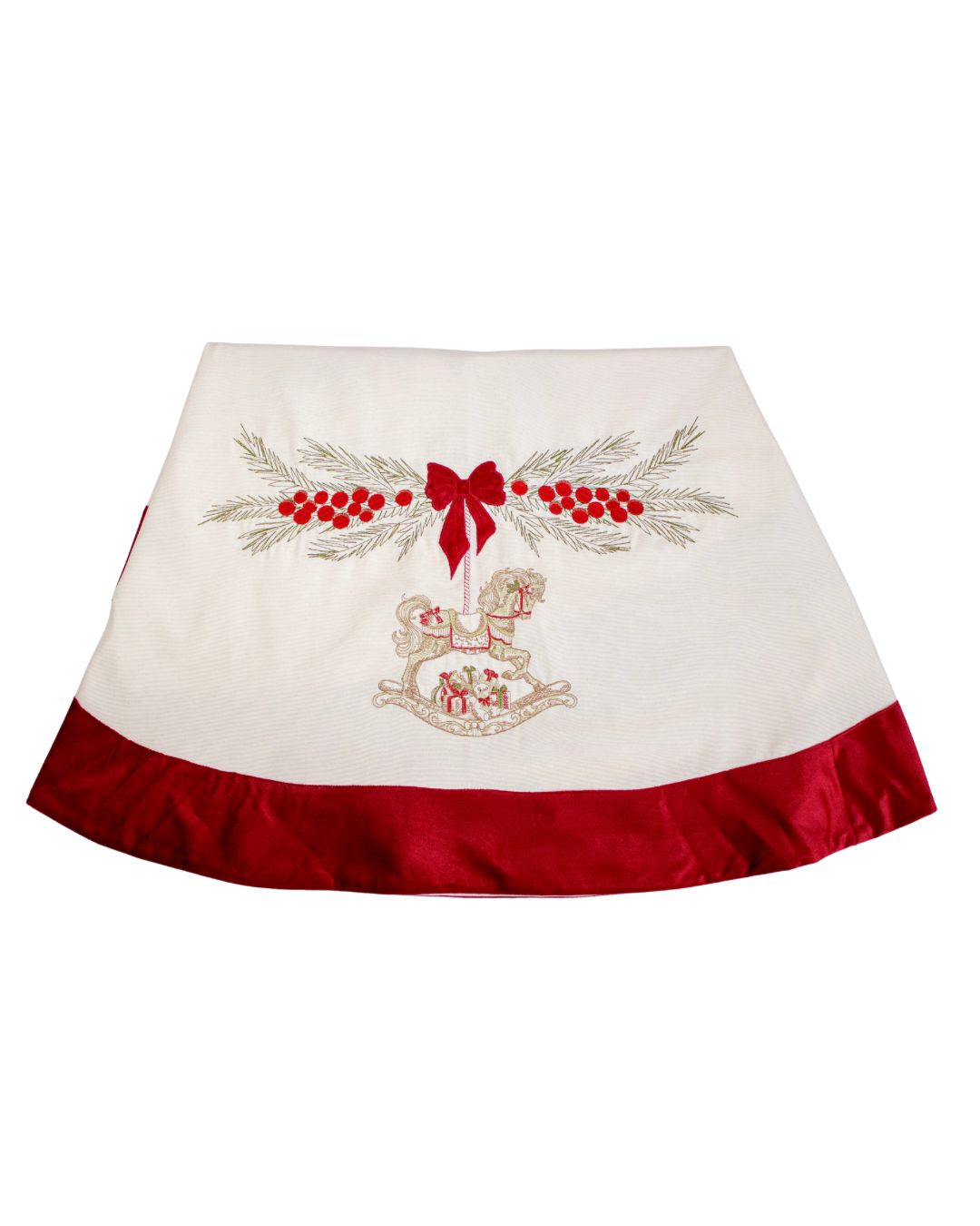 Toalha de Mesa Redonda Coleção Carrossel de Natal