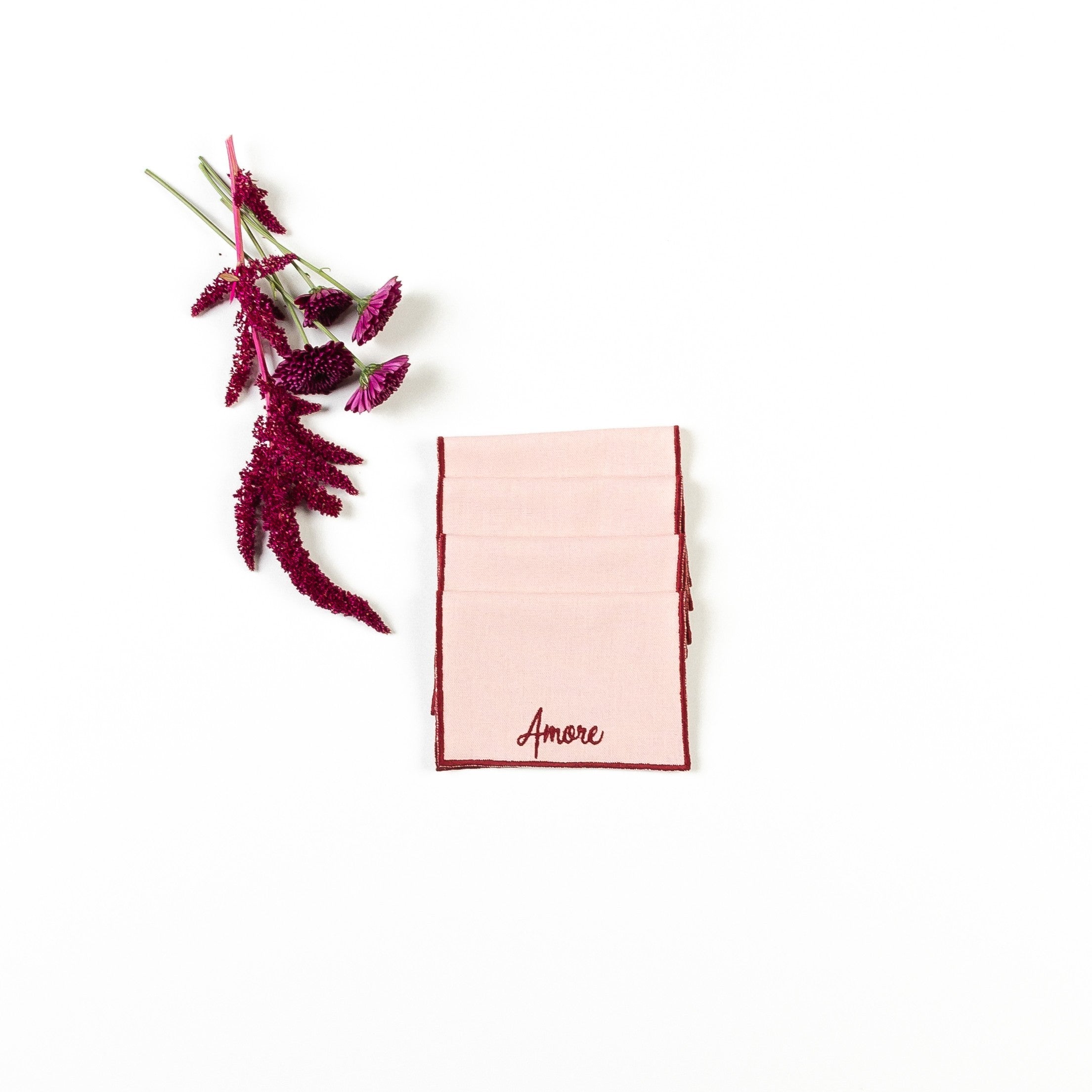 Kit Guardanapo Coquetel Amore