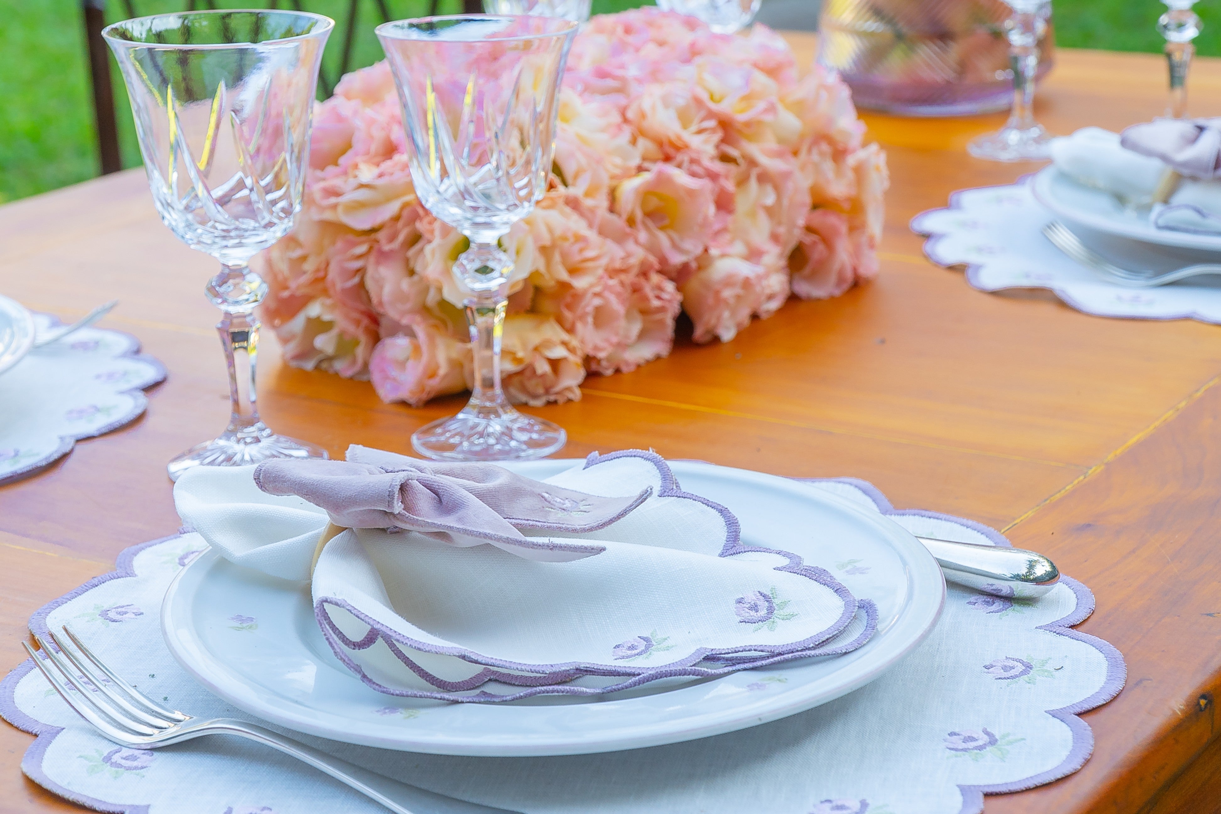 Porta Guardanapo Rosas