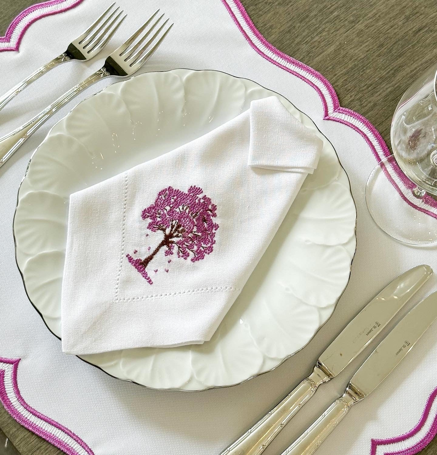 Guardanapo Linho Ipê lilás