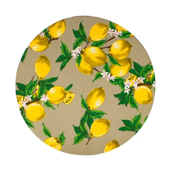 Capa de Sousplat Limão Siciliano Bege