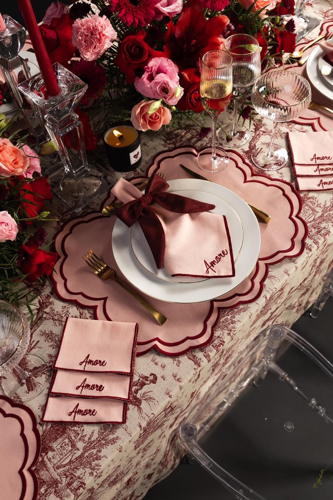 Kit Guardanapo Coquetel Amore