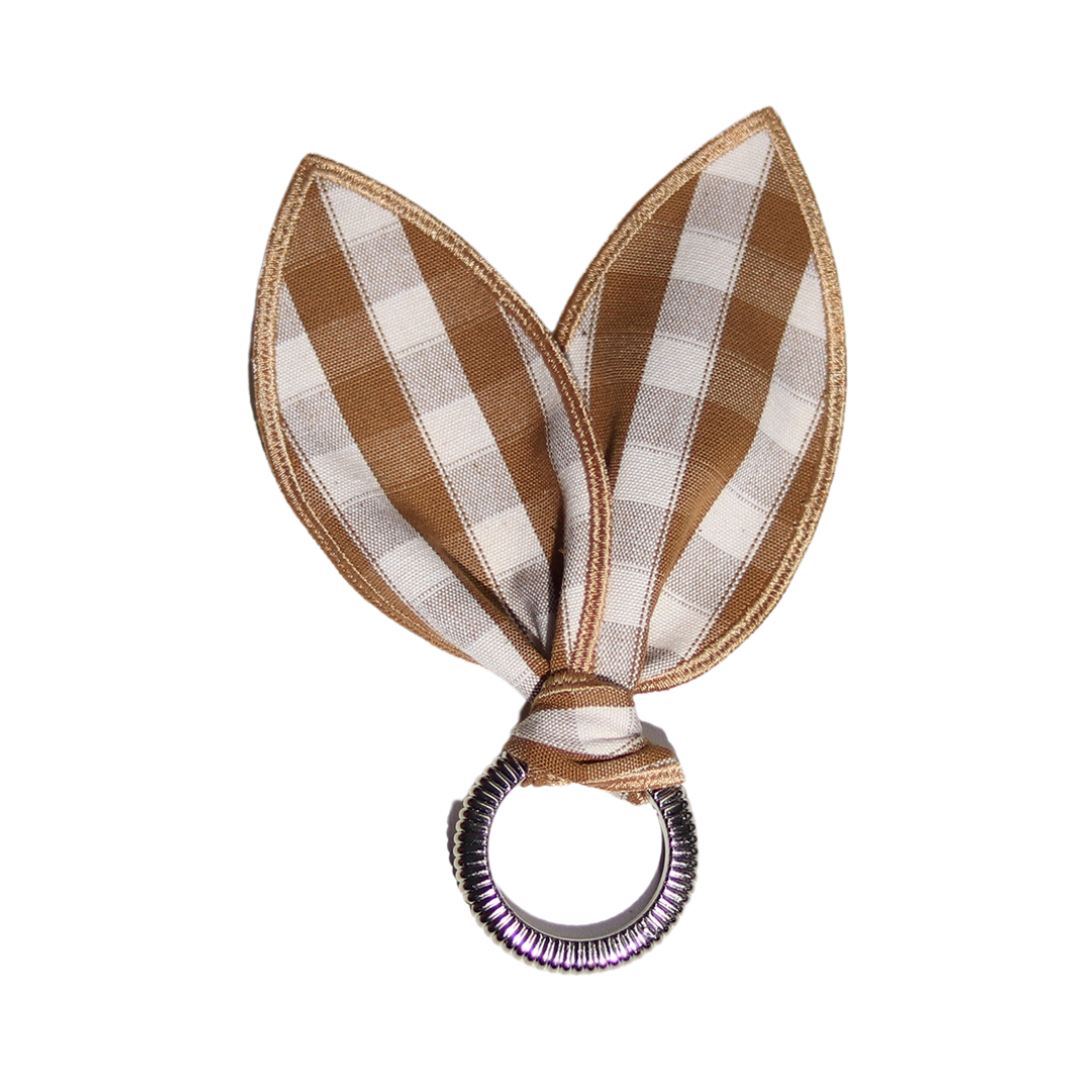 Porta-Guardanapo Orelhas Vichy Ocrê