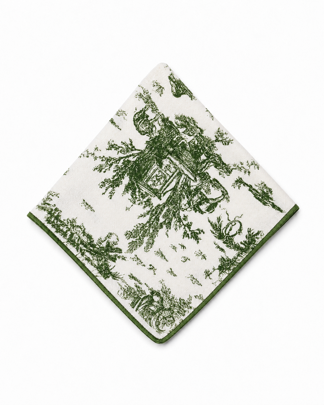 Guardanapo Toile de Jouy Verde