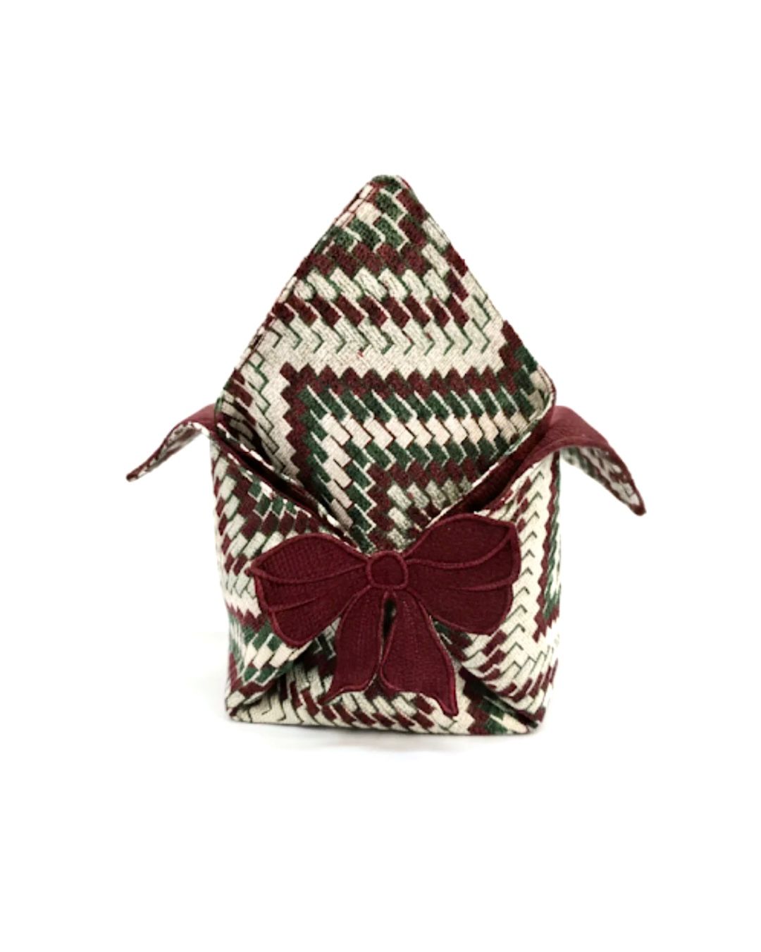 Porta-Panetone Laço – Coleção Magia de Natal