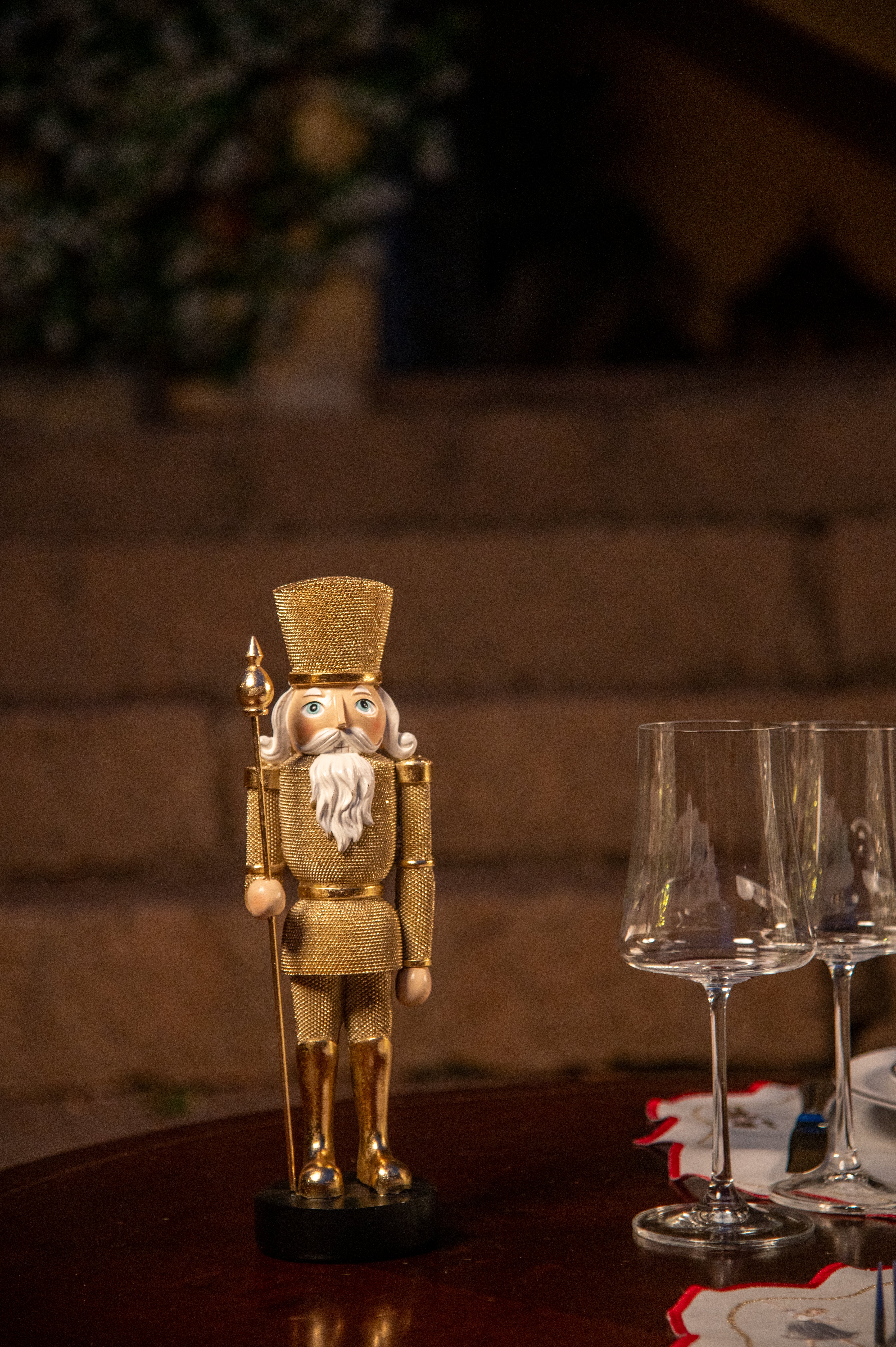 Soldado Chumbo Resina Ouro