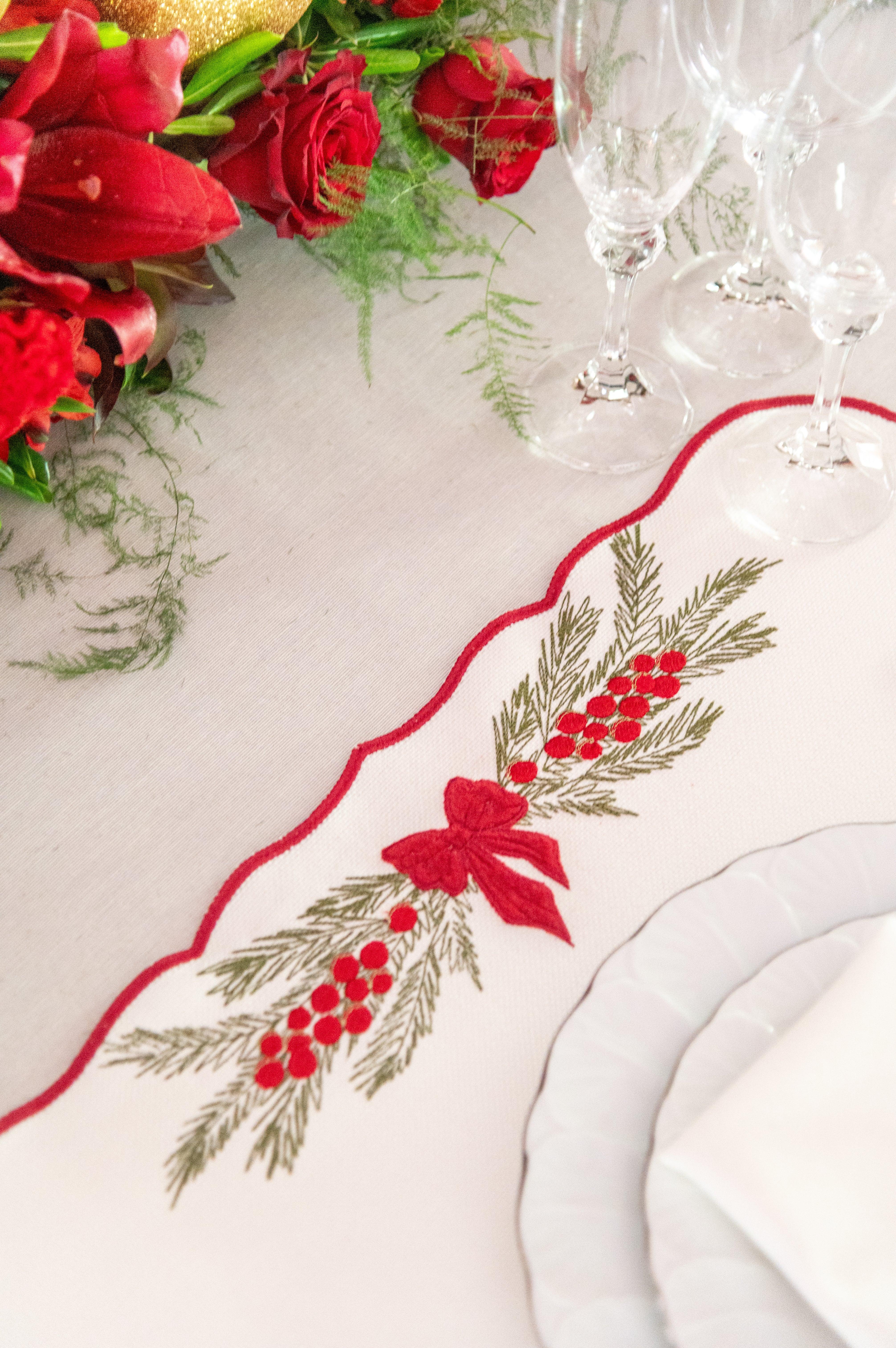 Lugar Americano Coleção Carrossel Natalino