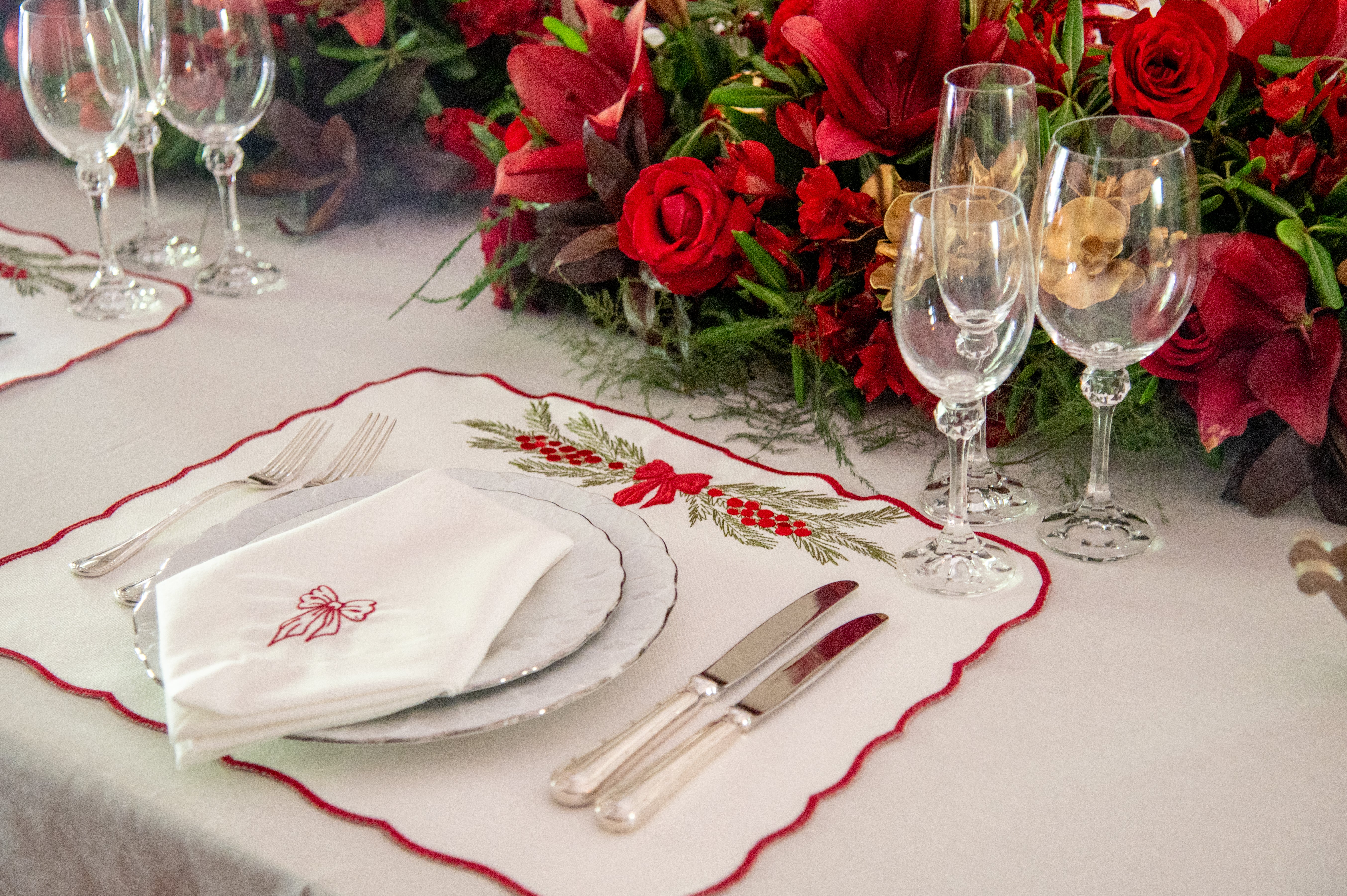 Lugar Americano Coleção Carrossel Natalino