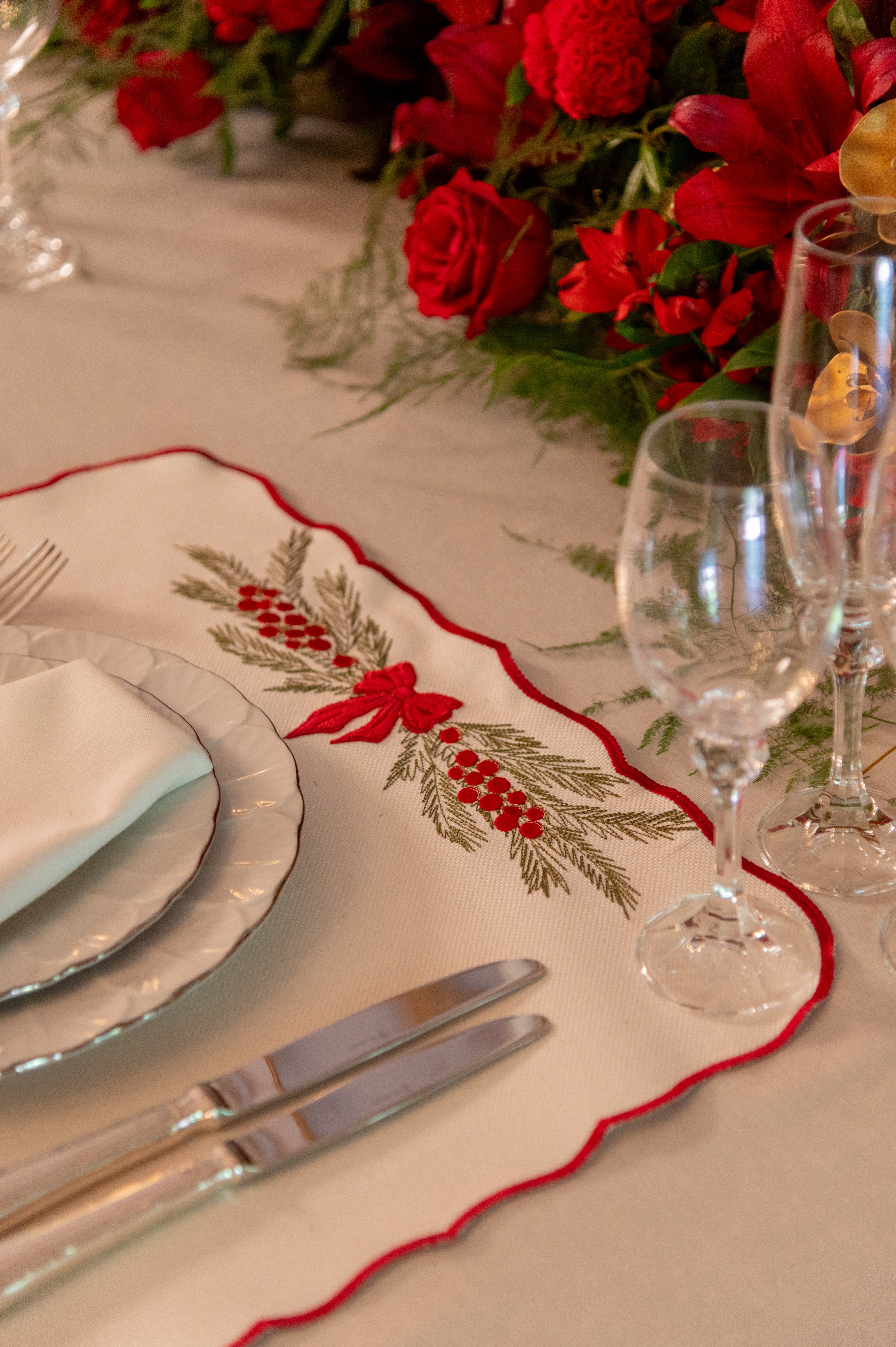 Lugar Americano Coleção Carrossel Natalino