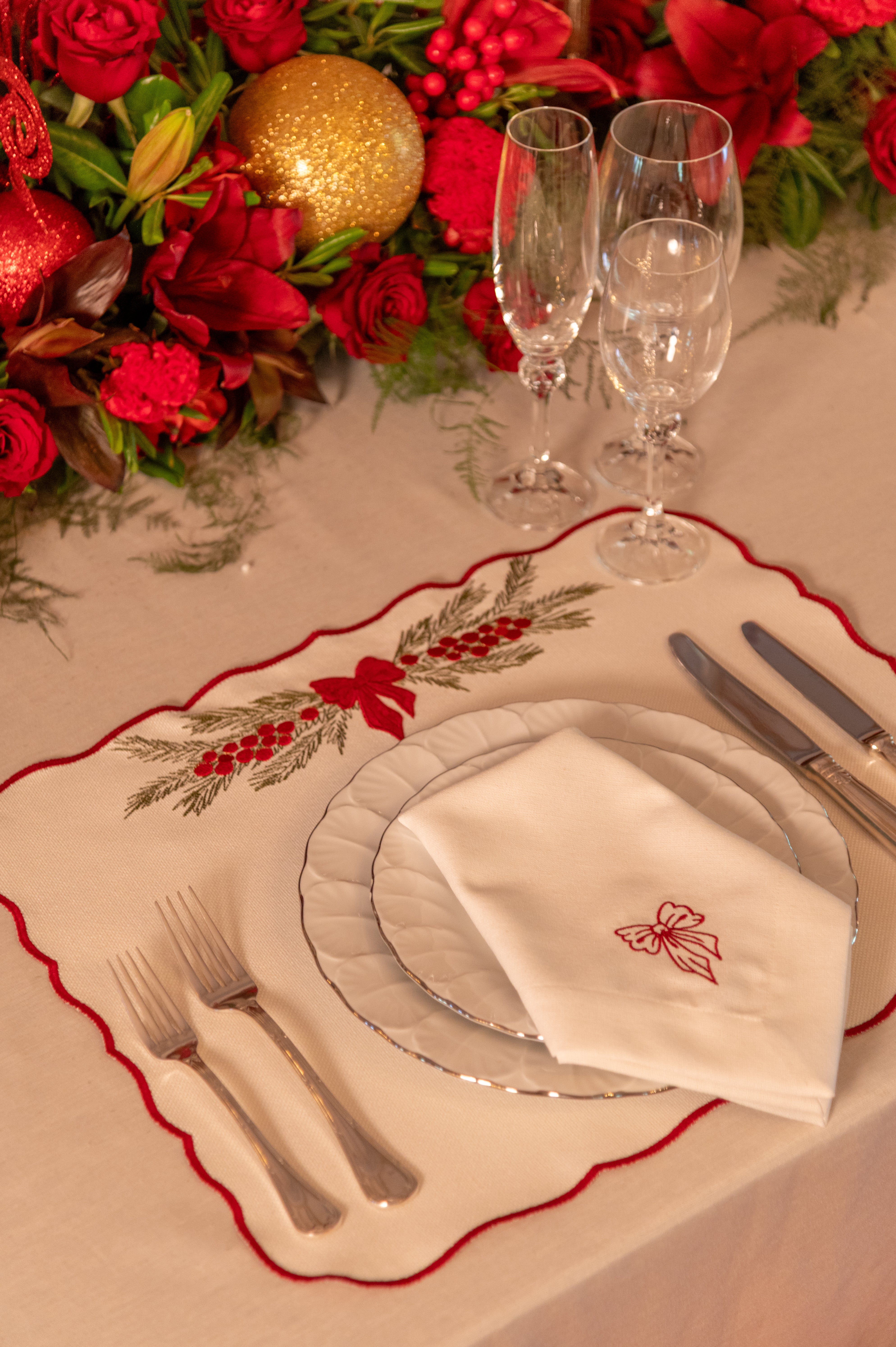 Lugar Americano Coleção Carrossel Natalino