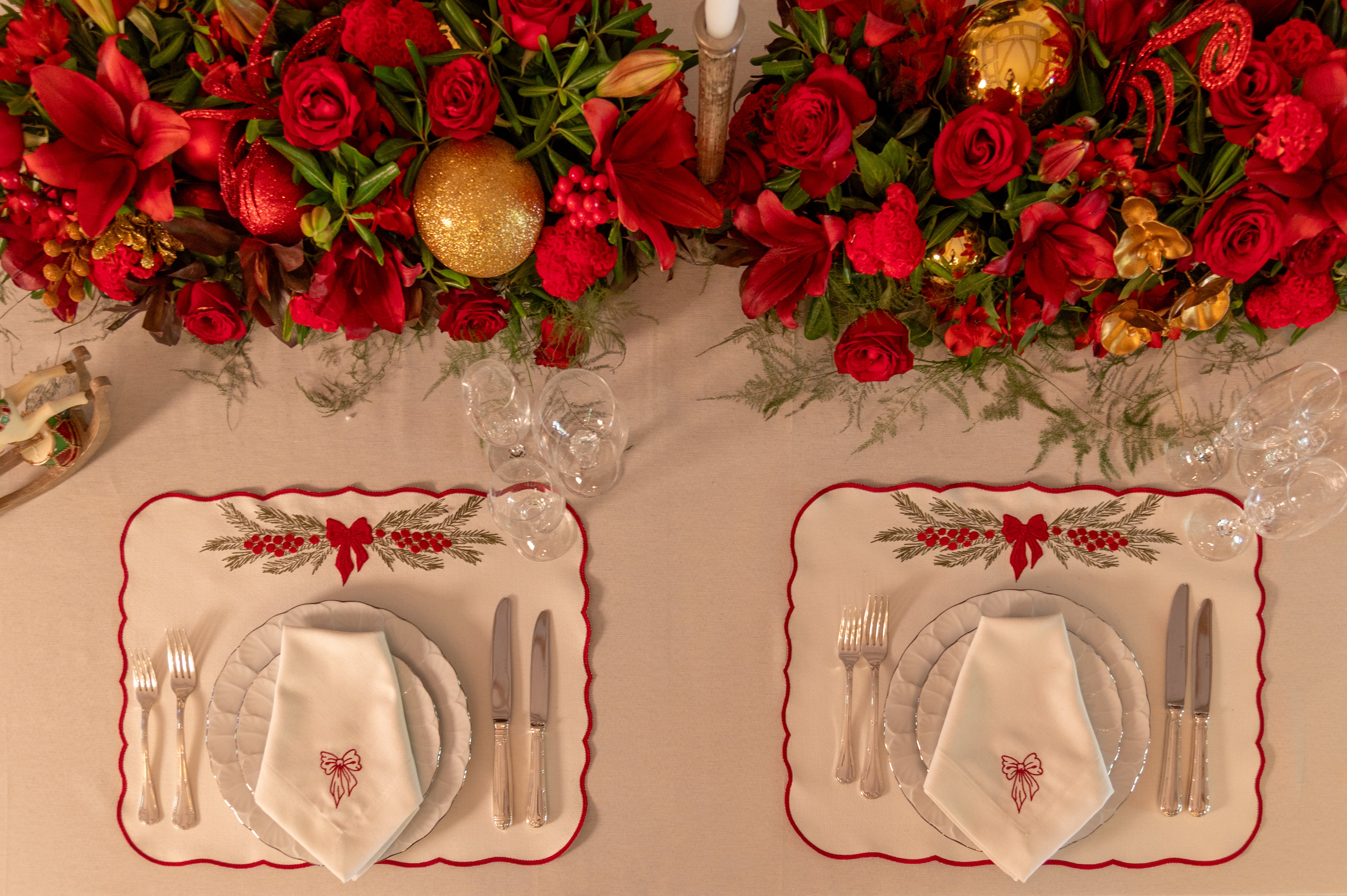 Lugar Americano Coleção Carrossel Natalino