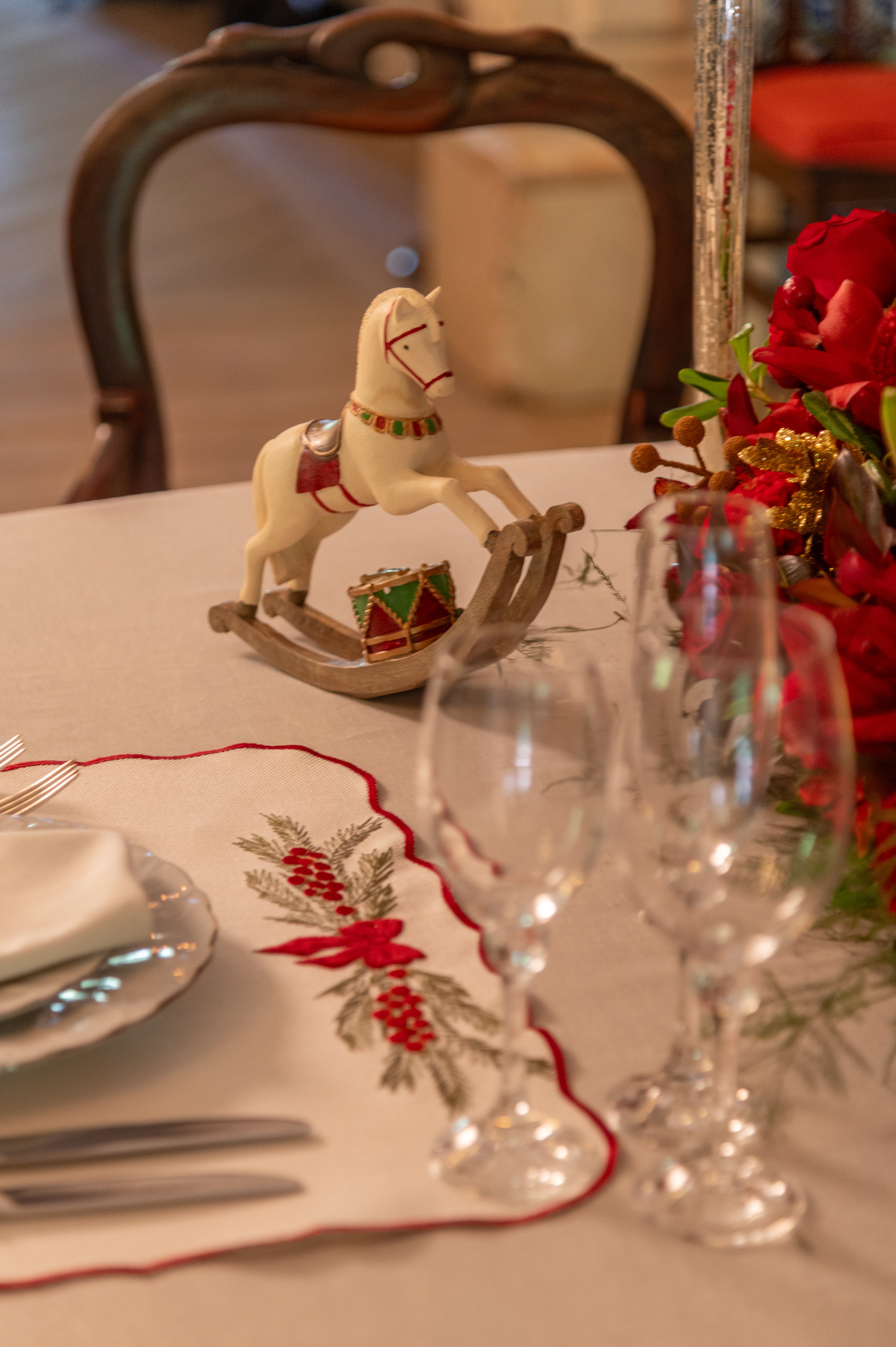 Lugar Americano Coleção Carrossel Natalino