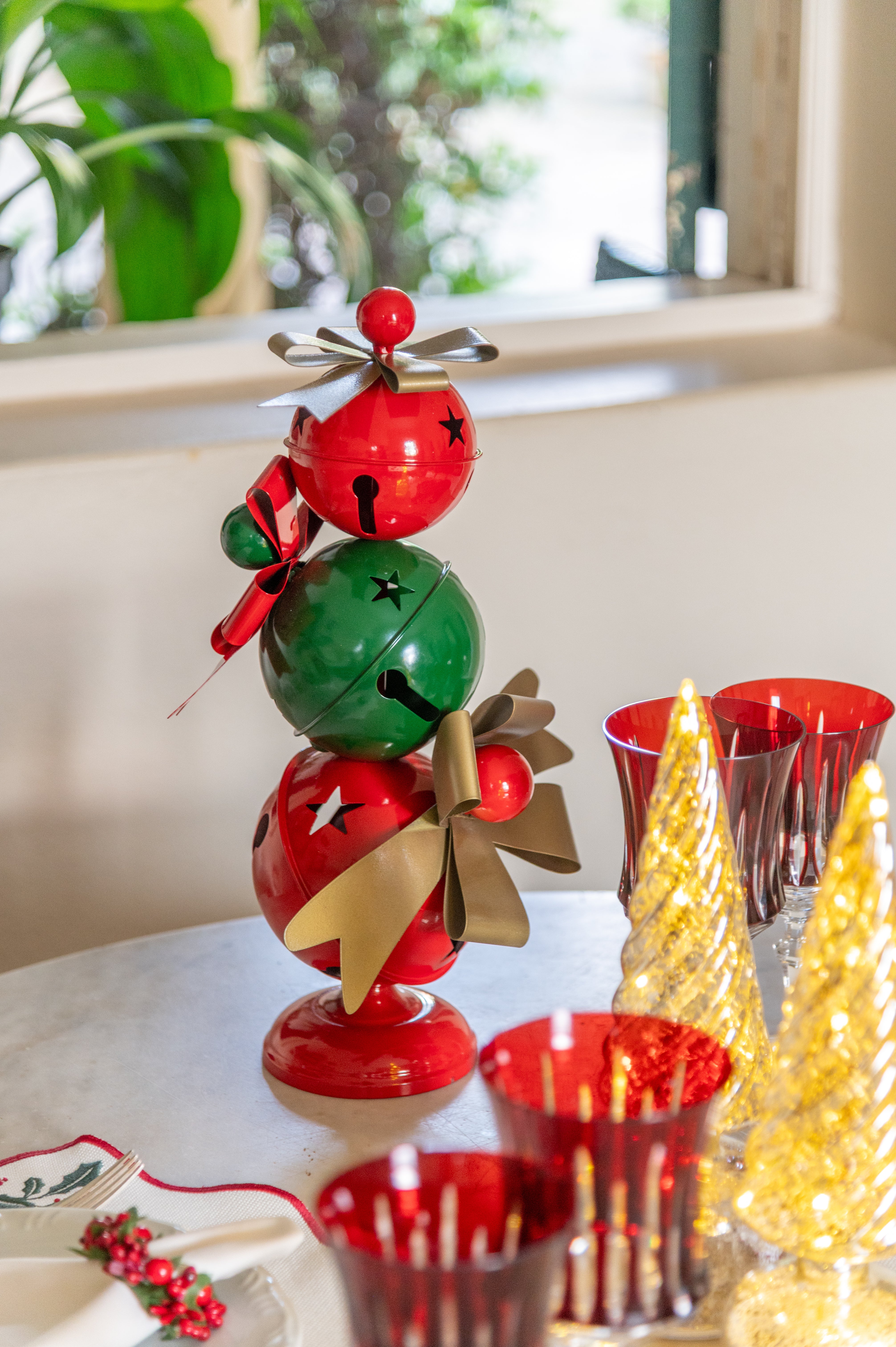 Torre de Sinos Decorativos em Metal