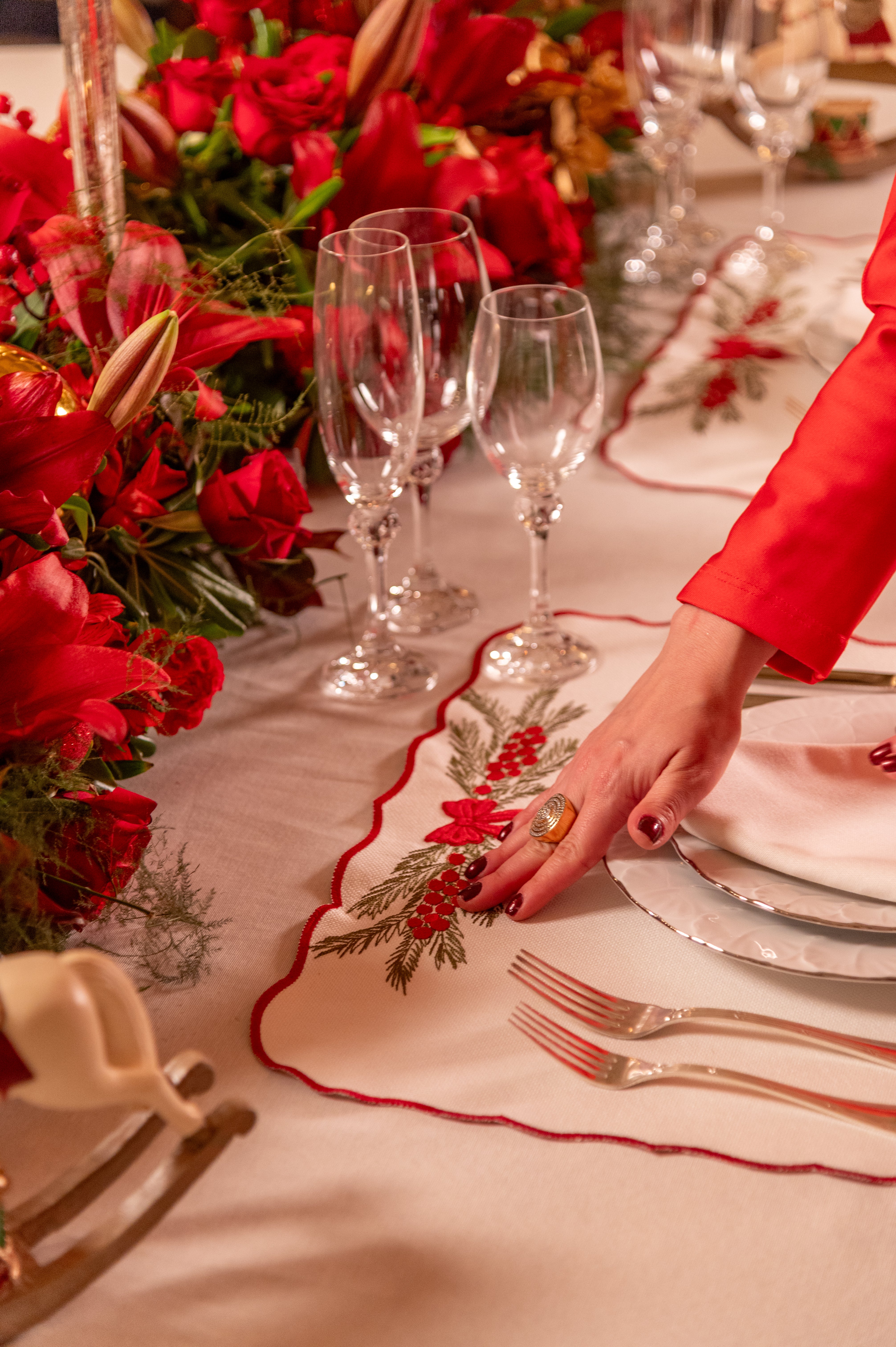 Lugar Americano Coleção Carrossel Natalino