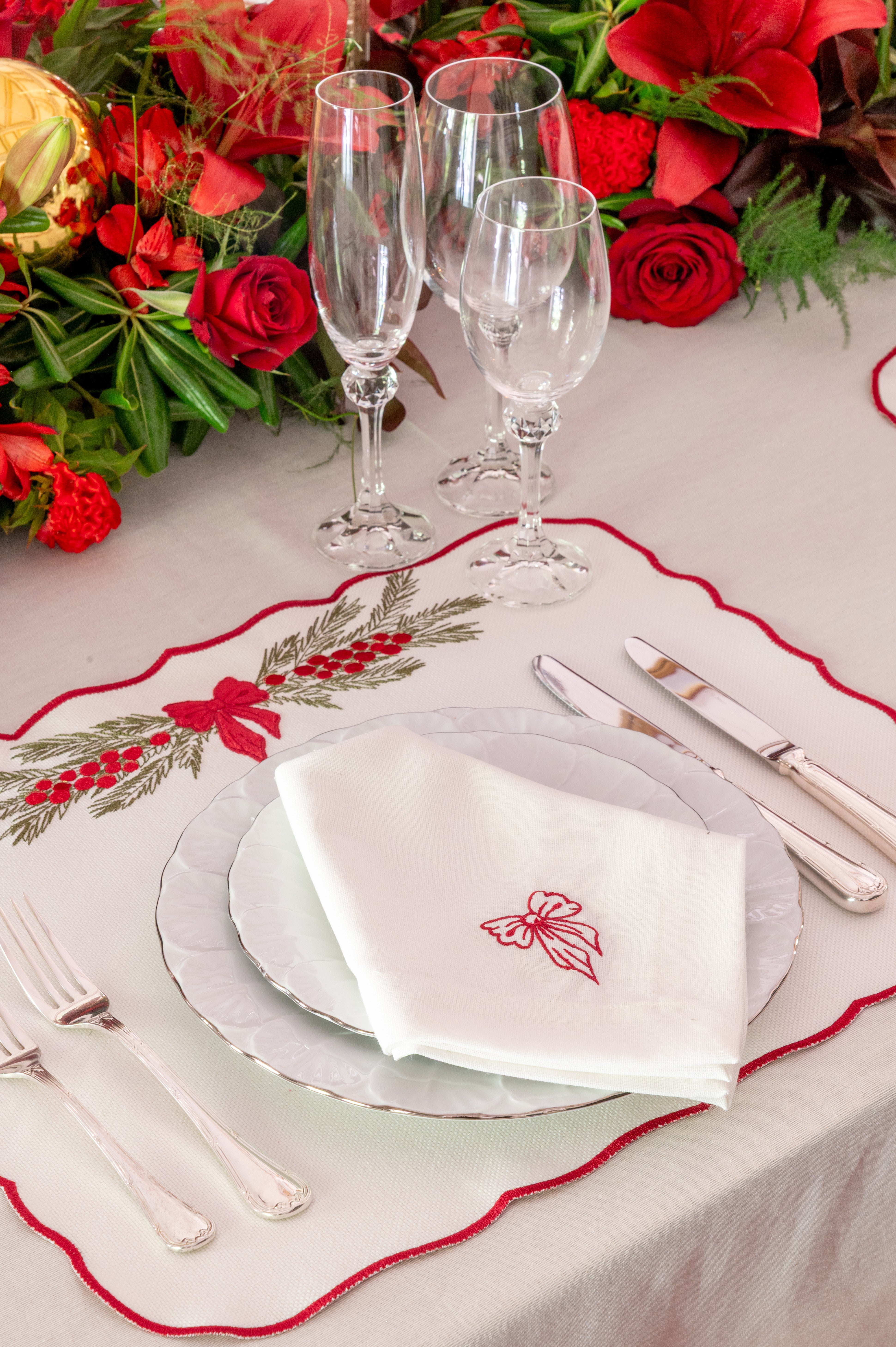 Lugar Americano Coleção Carrossel Natalino