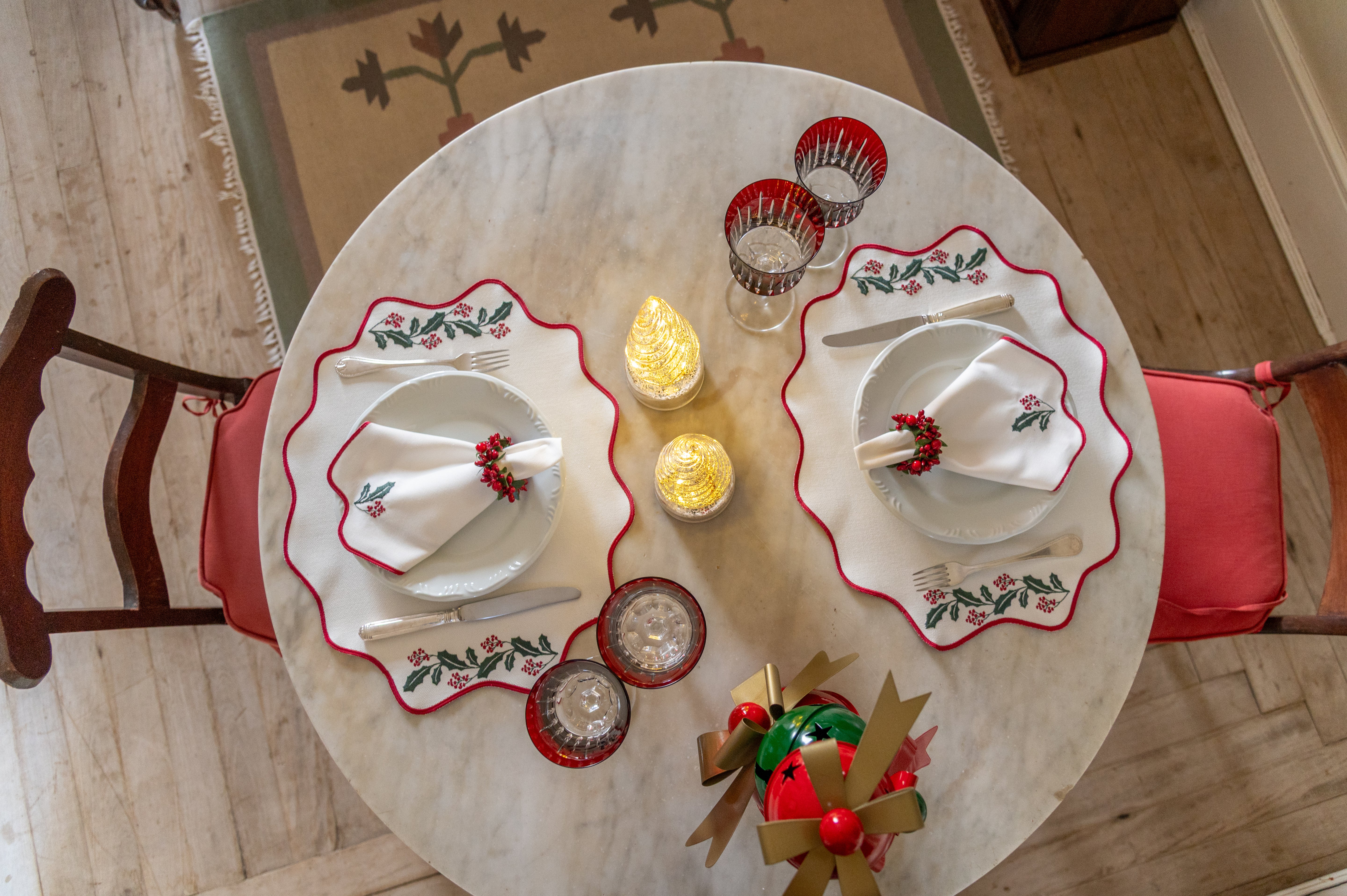 Lugar Americano Raminhos Natalinos