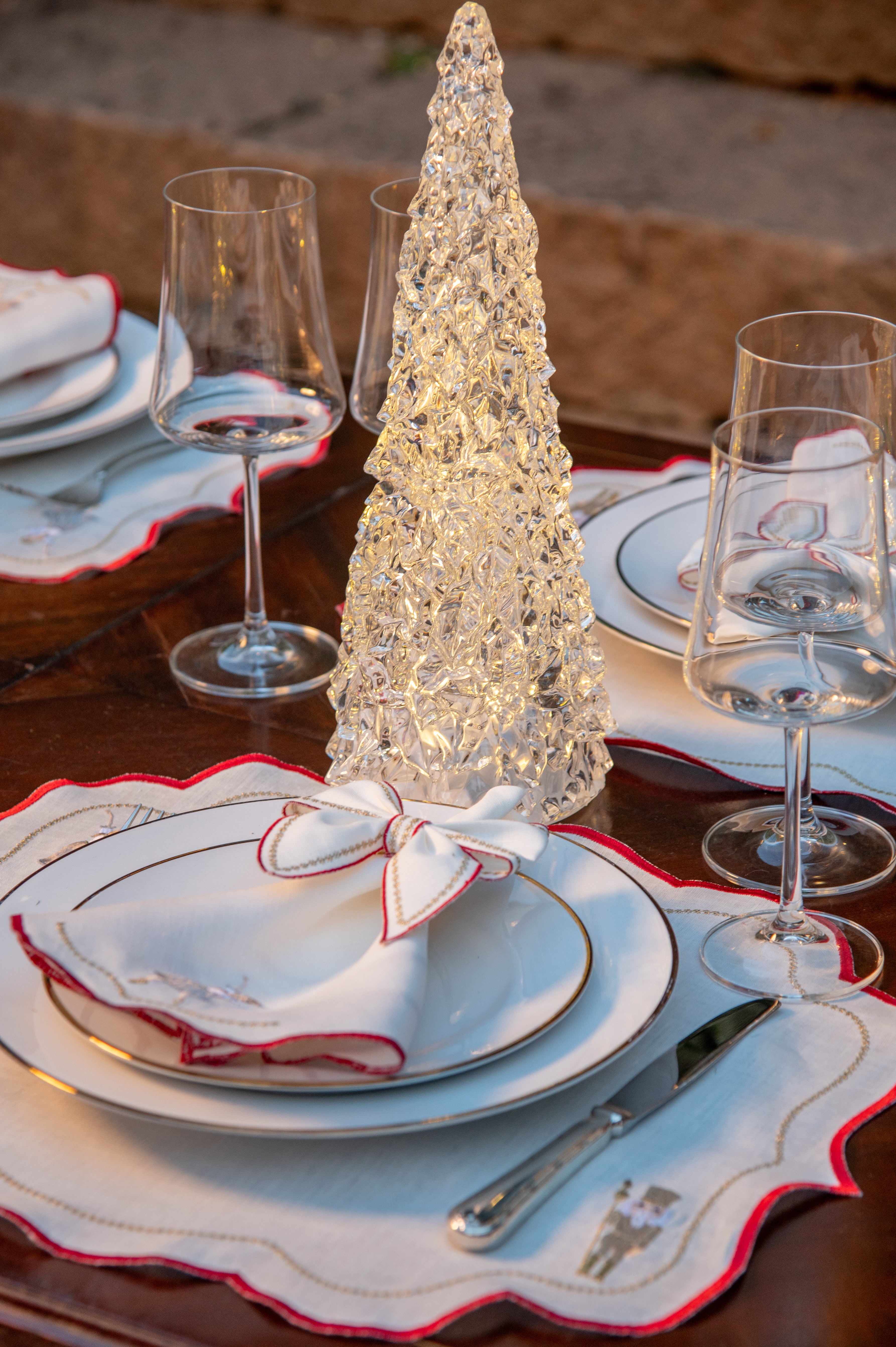 Árvore de Natal de Acrílico com LED