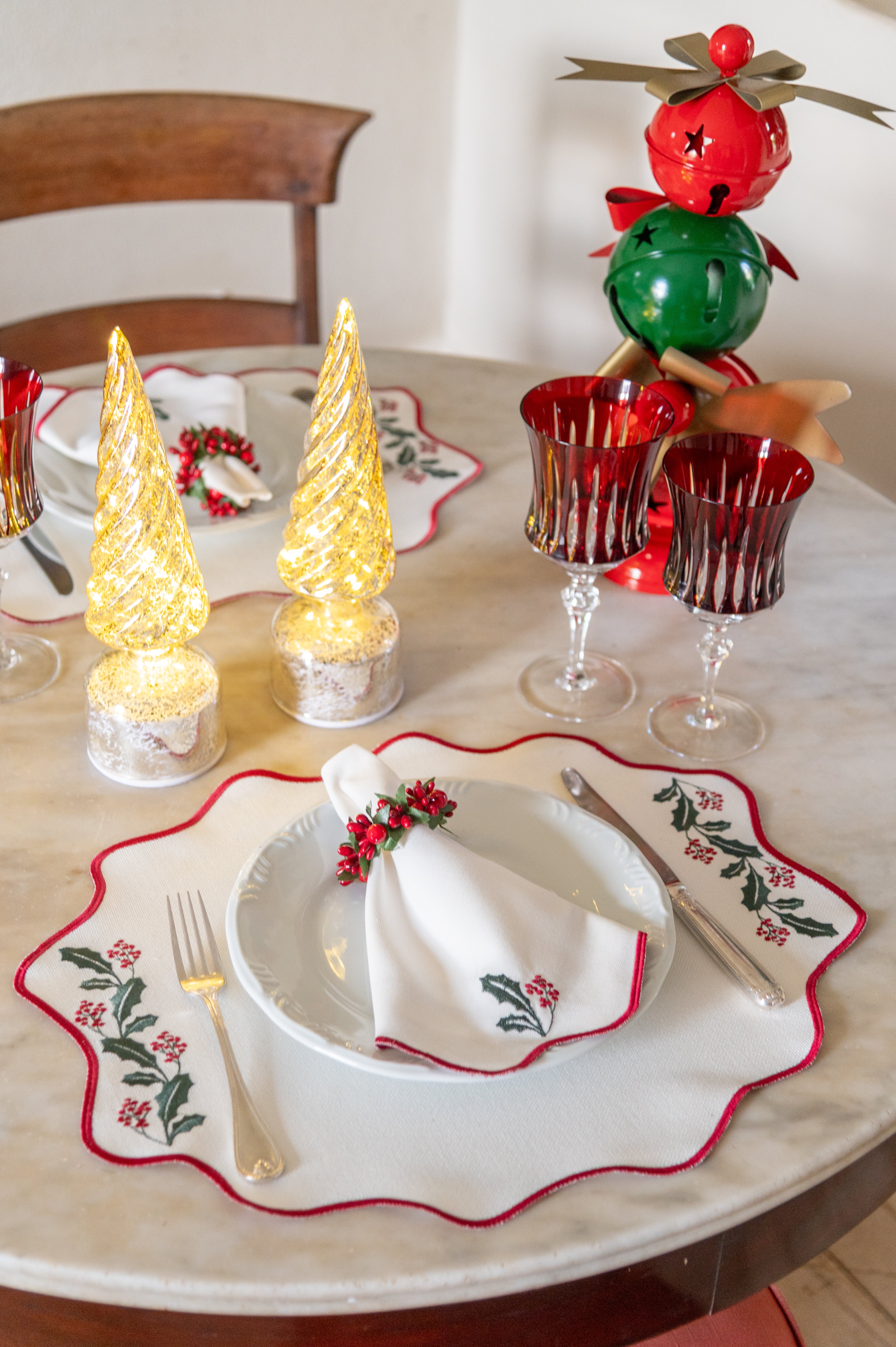 Lugar Americano Raminhos Natalinos