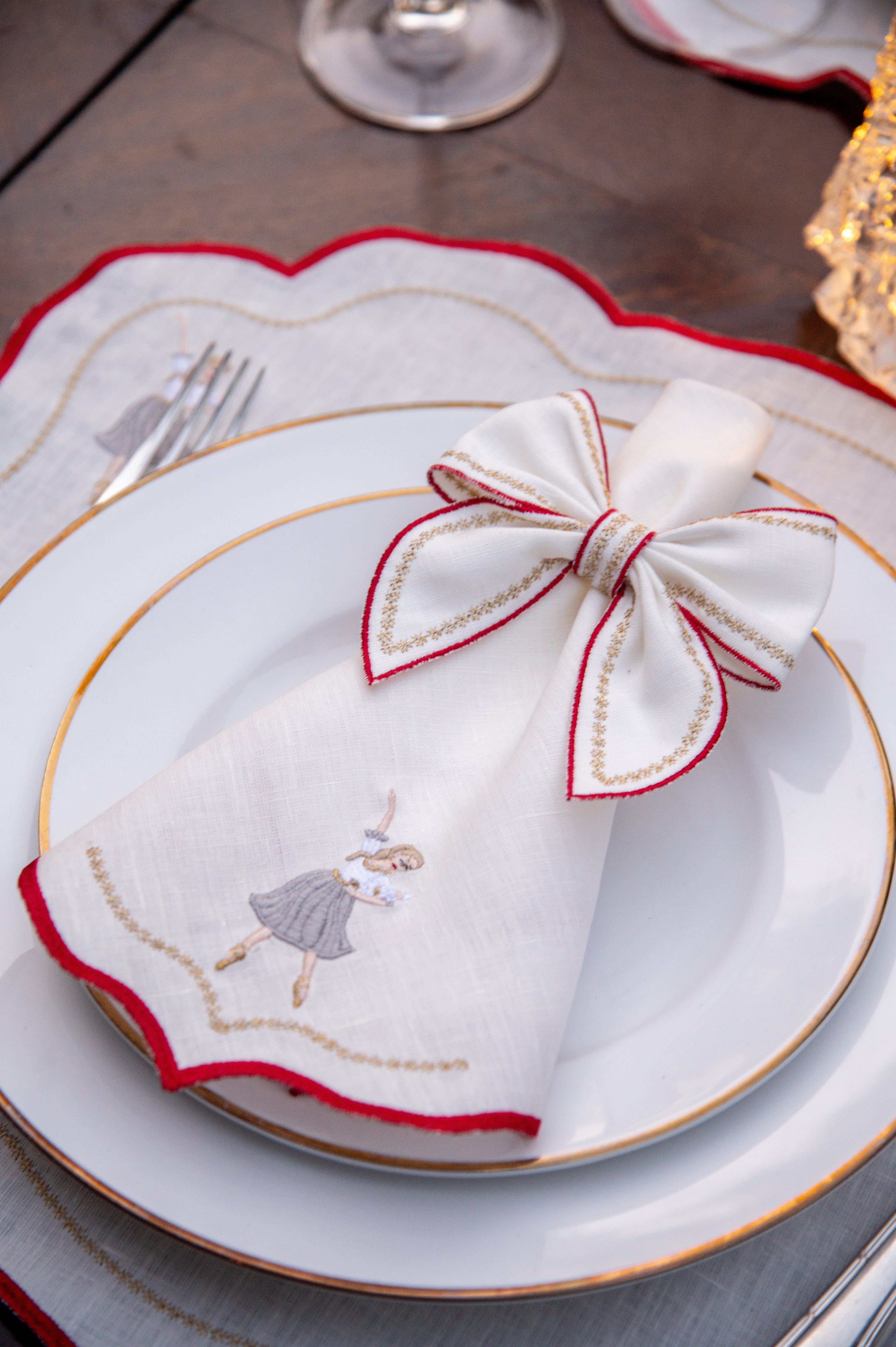 Guardanapo Quebra-Nozes – Bailarina