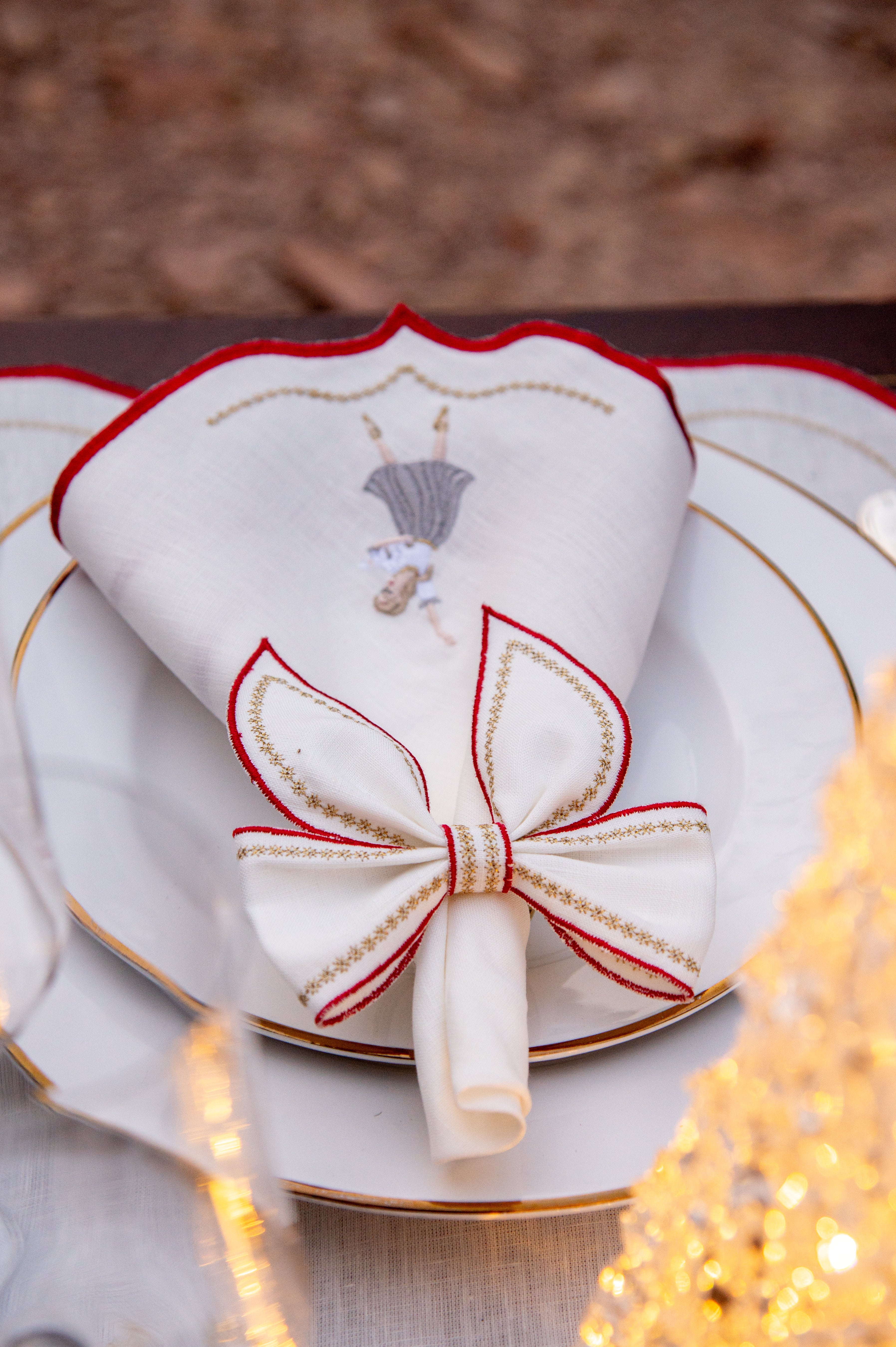 Guardanapo Quebra-Nozes – Bailarina