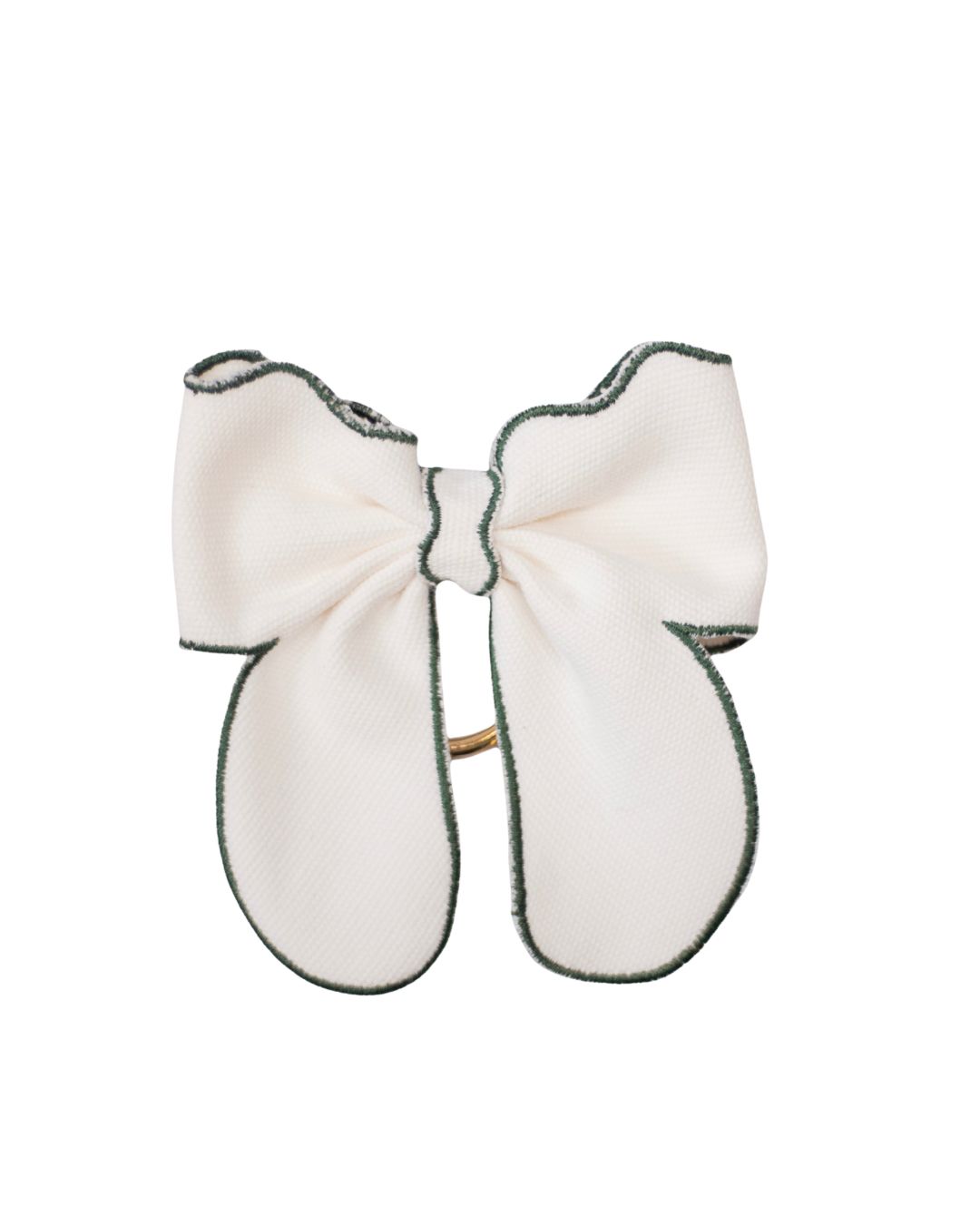 Porta Guardanapo Laço – Coleção Raminhos de Natal Verde