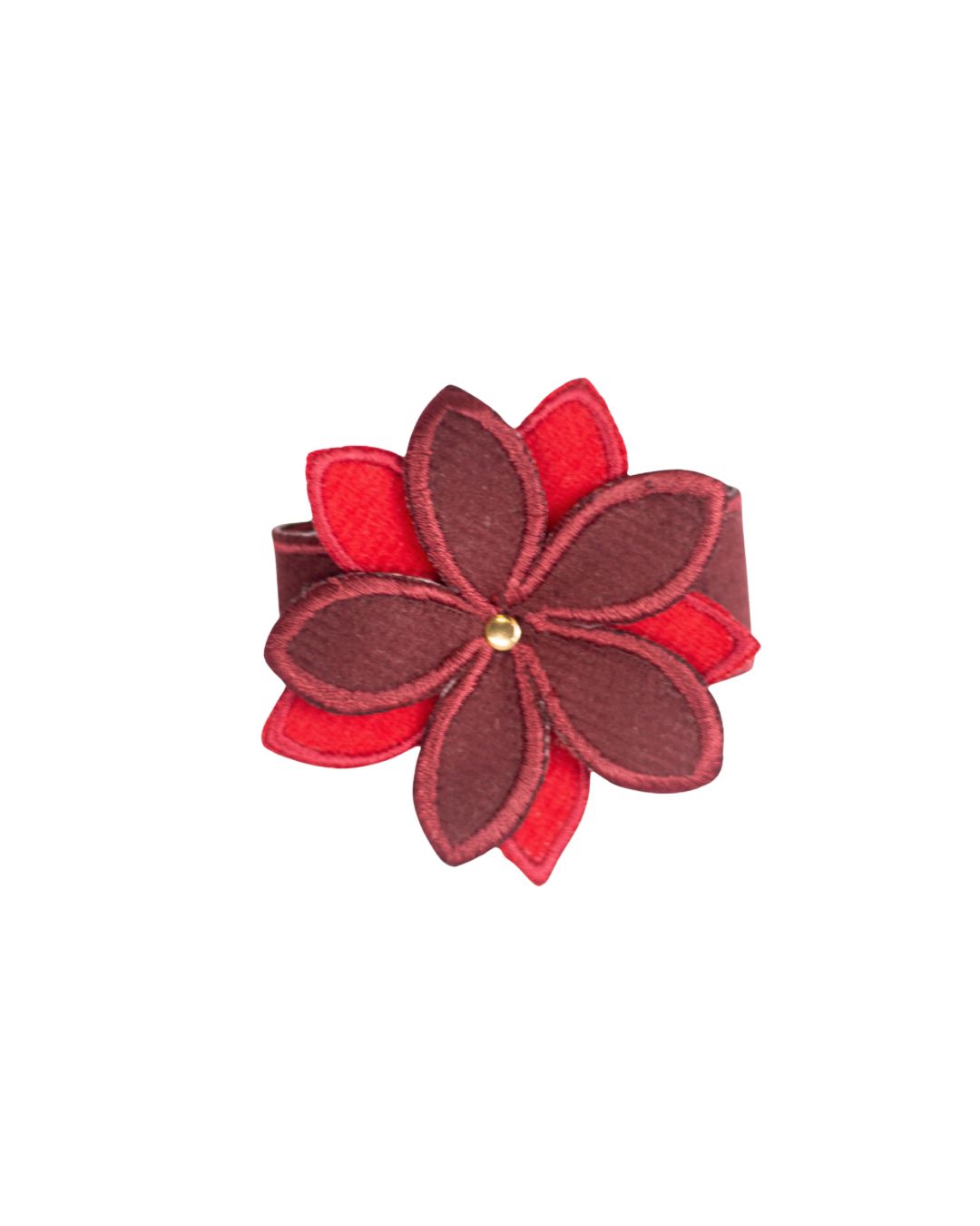 Porta Guardanapo Poinsétia Coleção Natalina